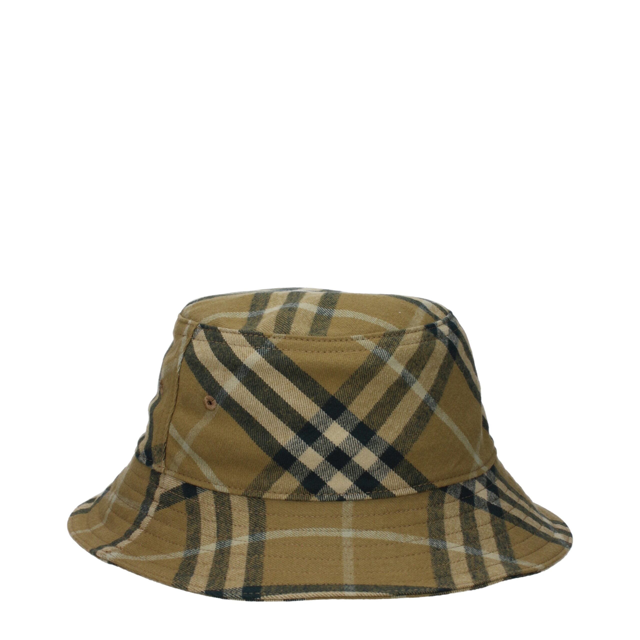 Burberry Grüner Baumwoll-Fischerhut