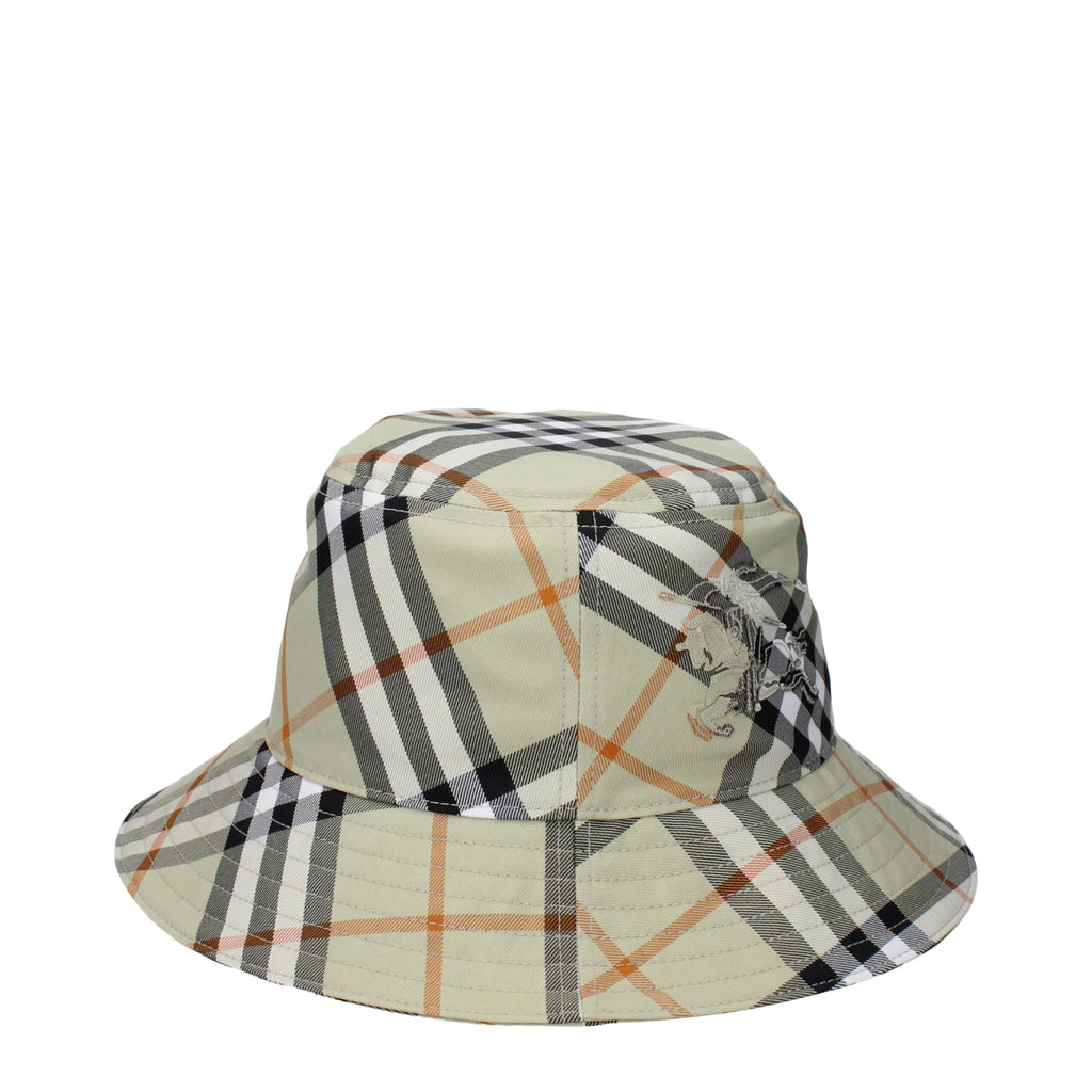 Burberry Grüner Stoff-Fischerhut