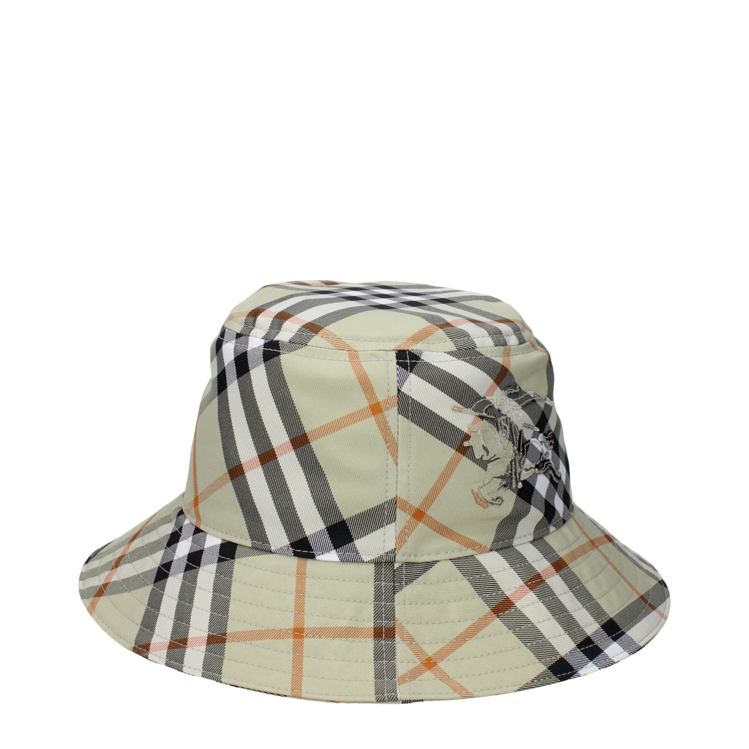 Burberry Grüner Stoff-Fischerhut