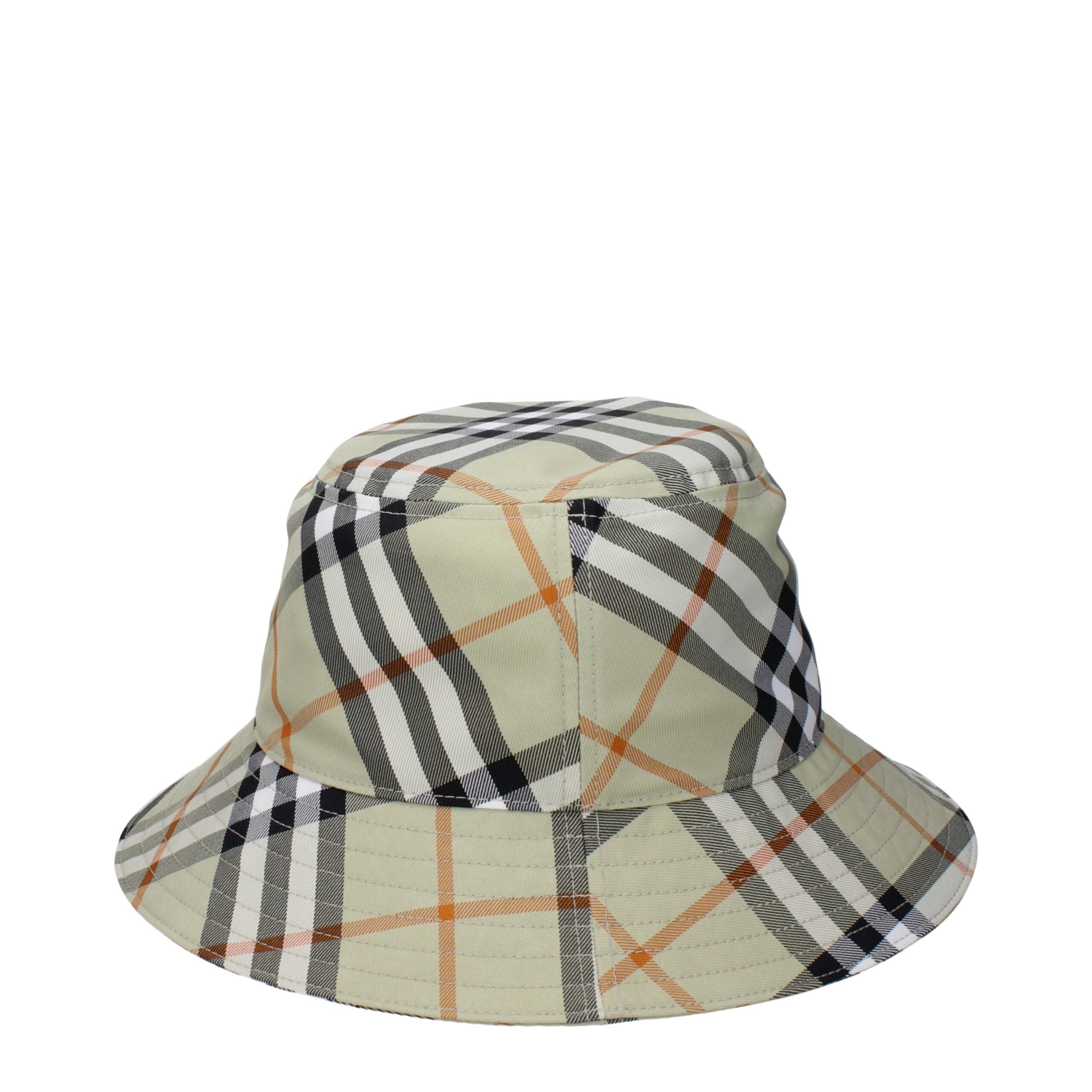 Burberry Grüner Stoff-Fischerhut