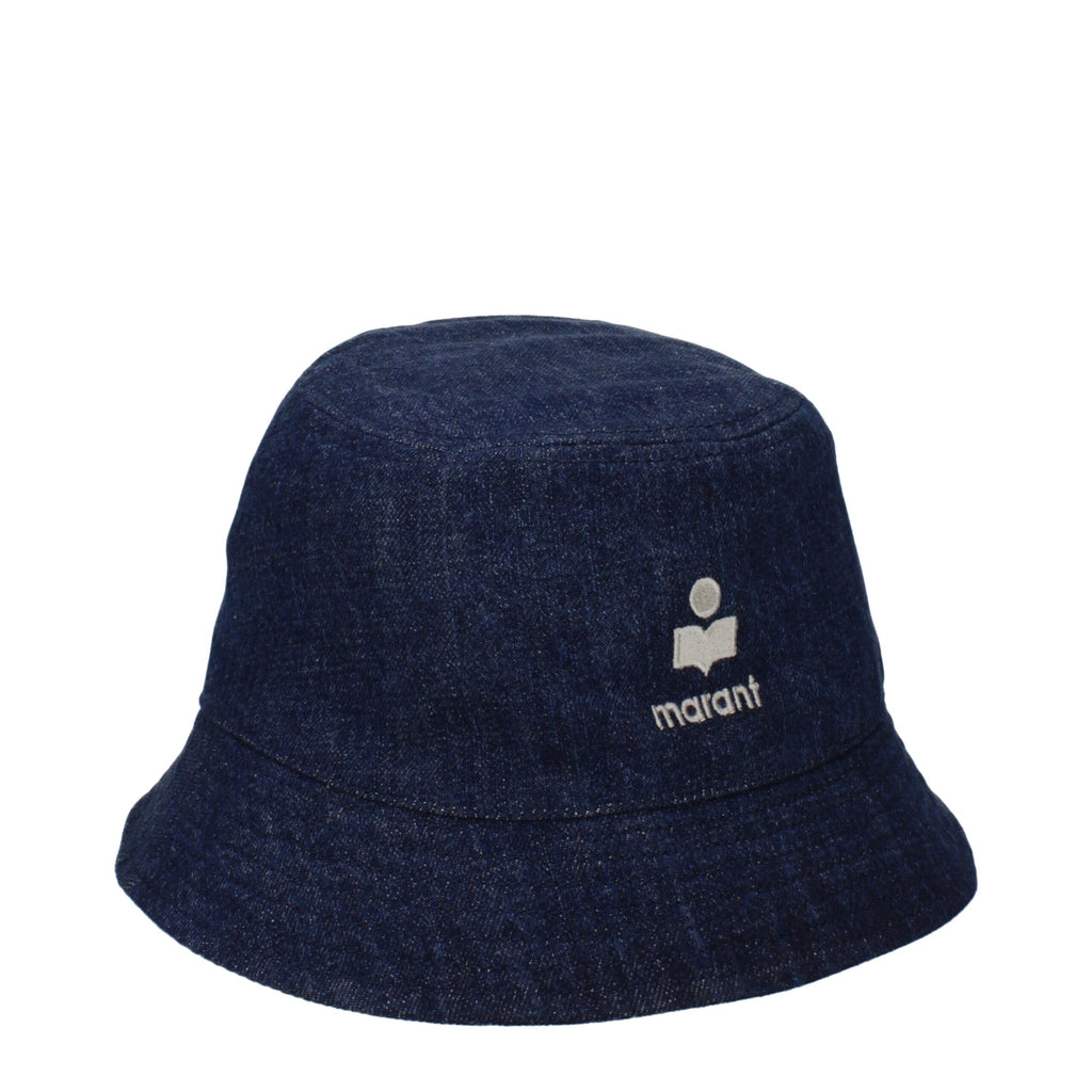 Isabel Marant Blauer Baumwoll-Fischerhut