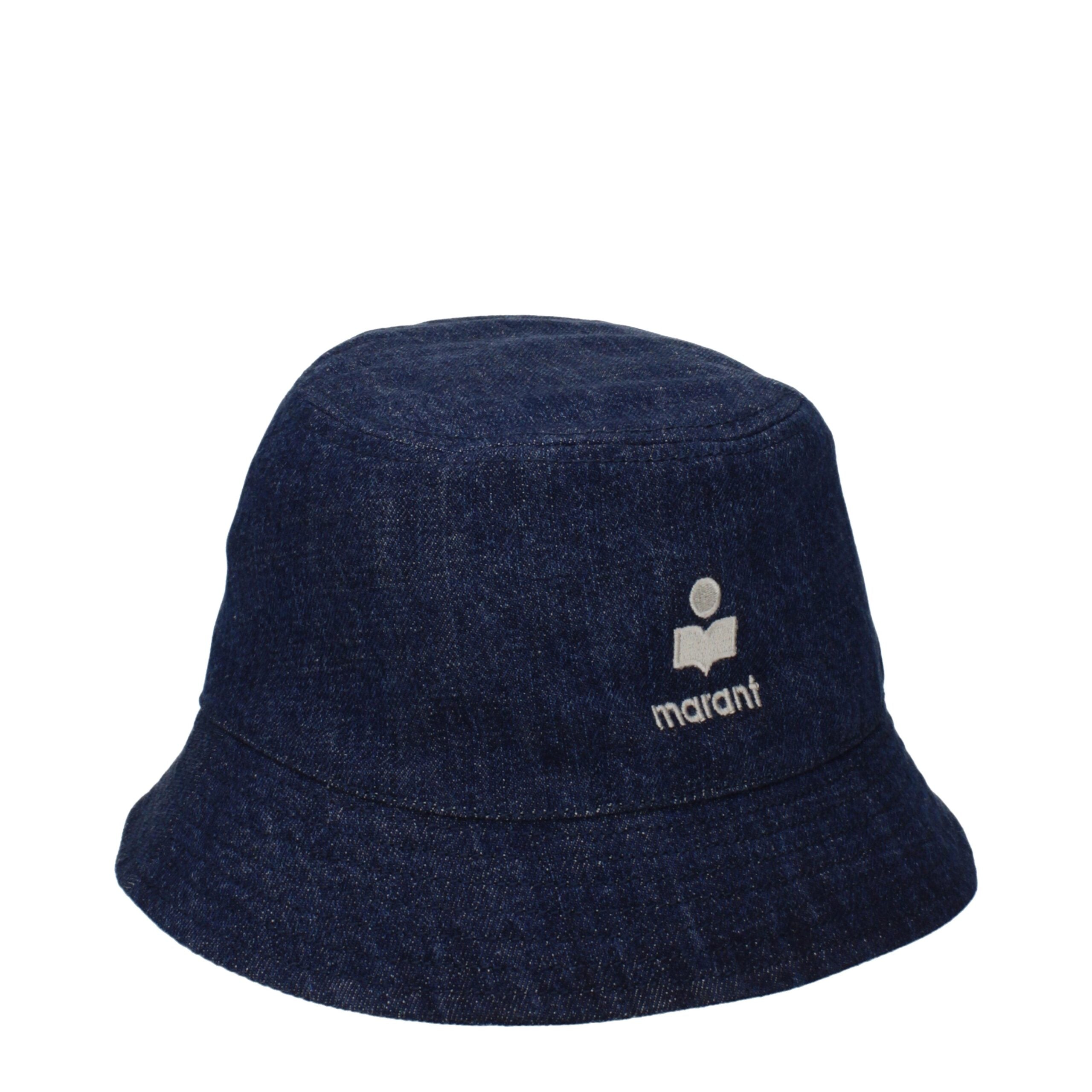 Isabel Marant Blauer Baumwoll-Fischerhut