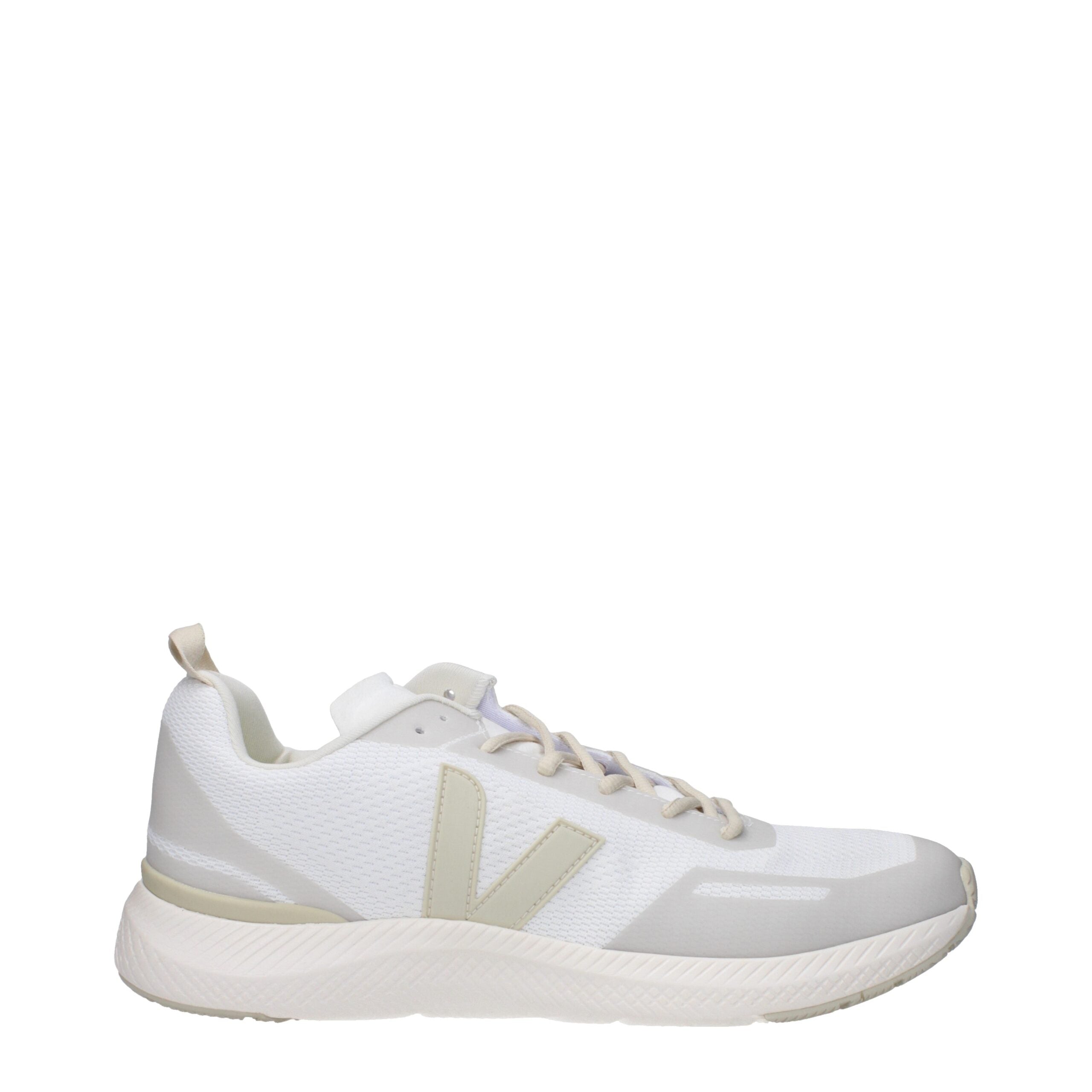 Veja Weiße Stoff-Sneaker im Athletic-Look