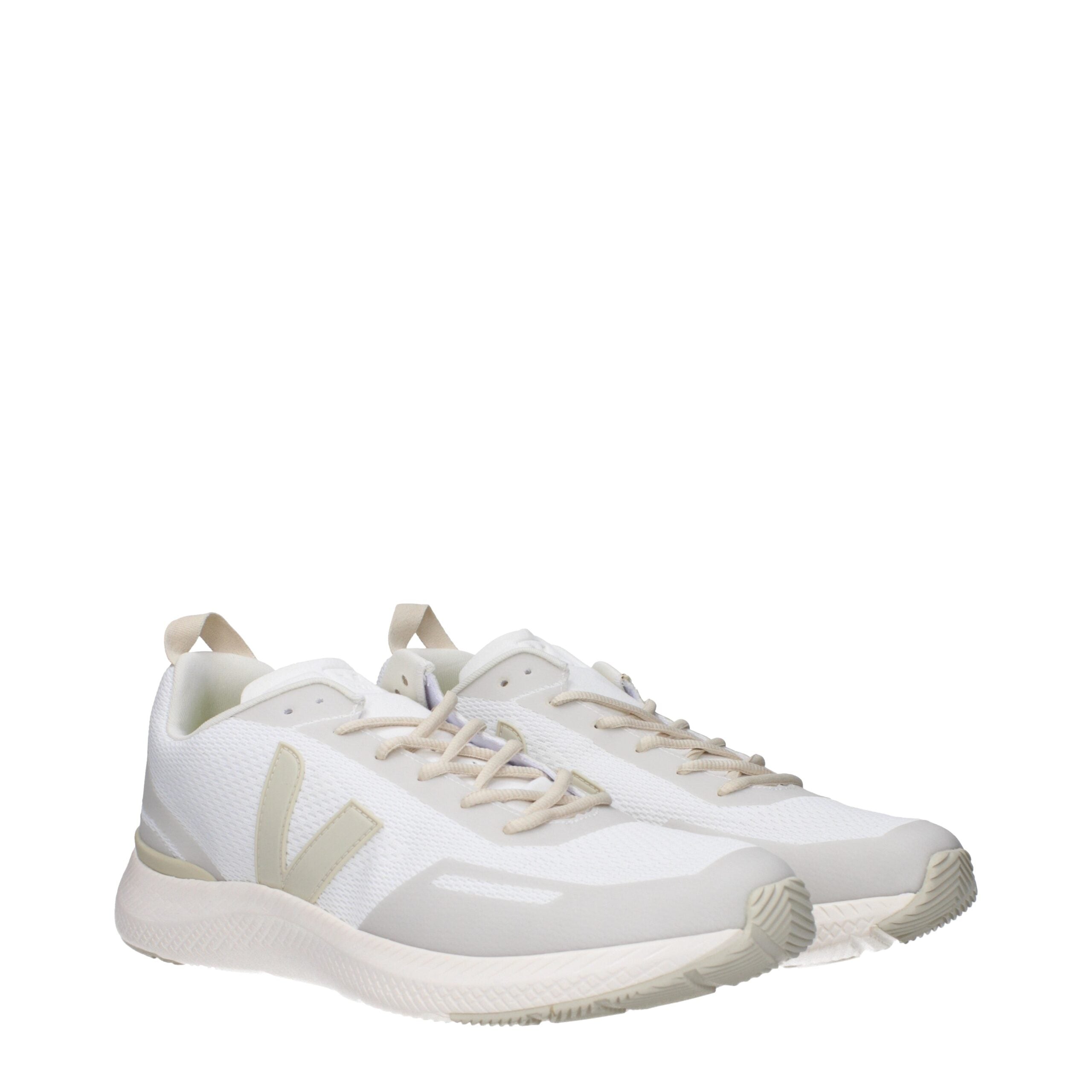 Veja Weiße Stoff-Sneaker im Athletic-Look
