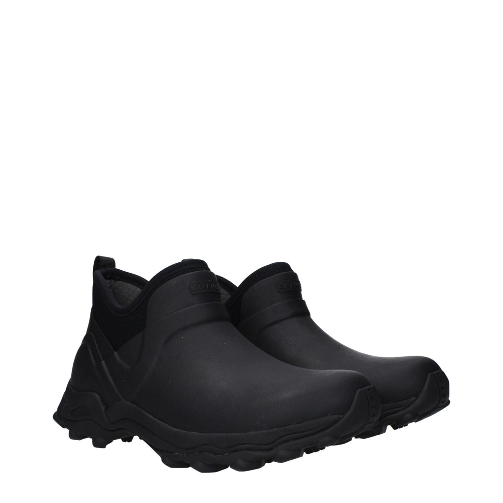 Givenchy Schwarze Baumwollstiefeletten