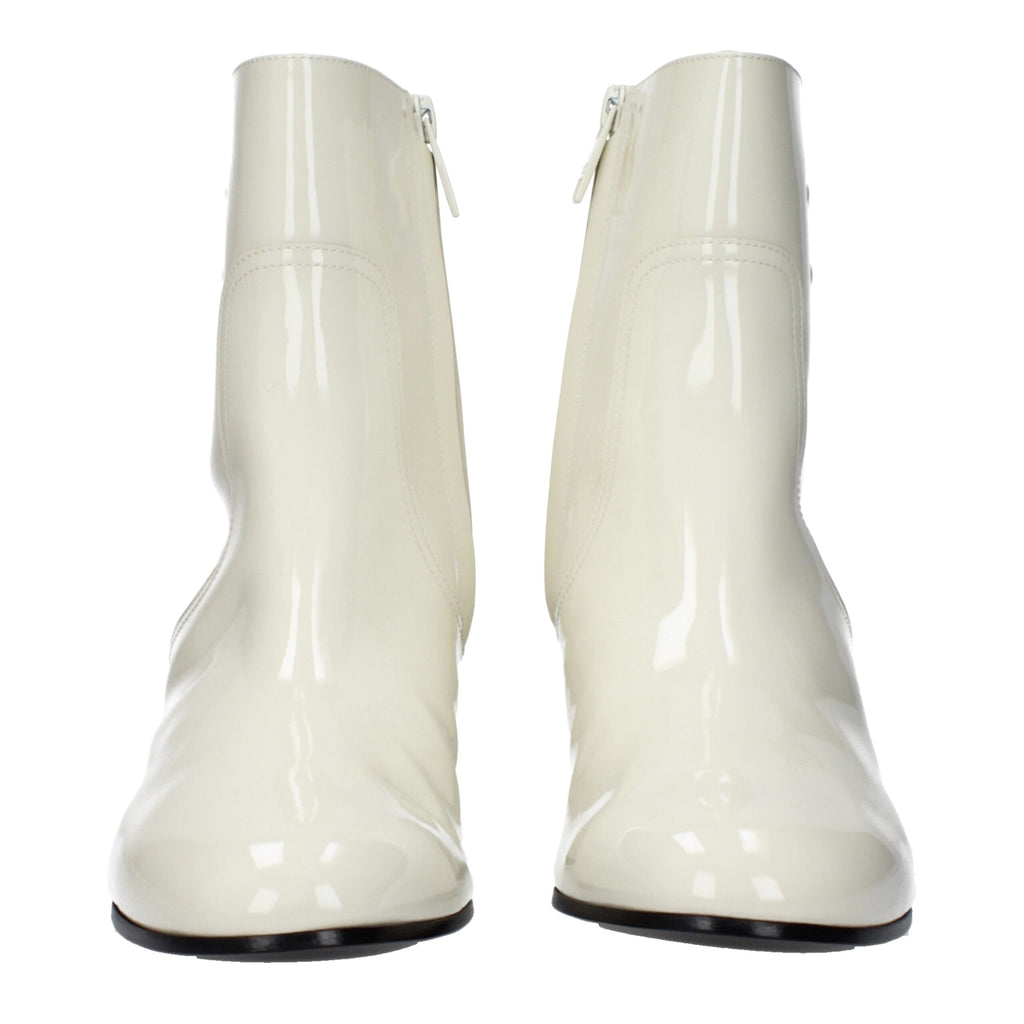 Celine Beige Lederstiefeletten