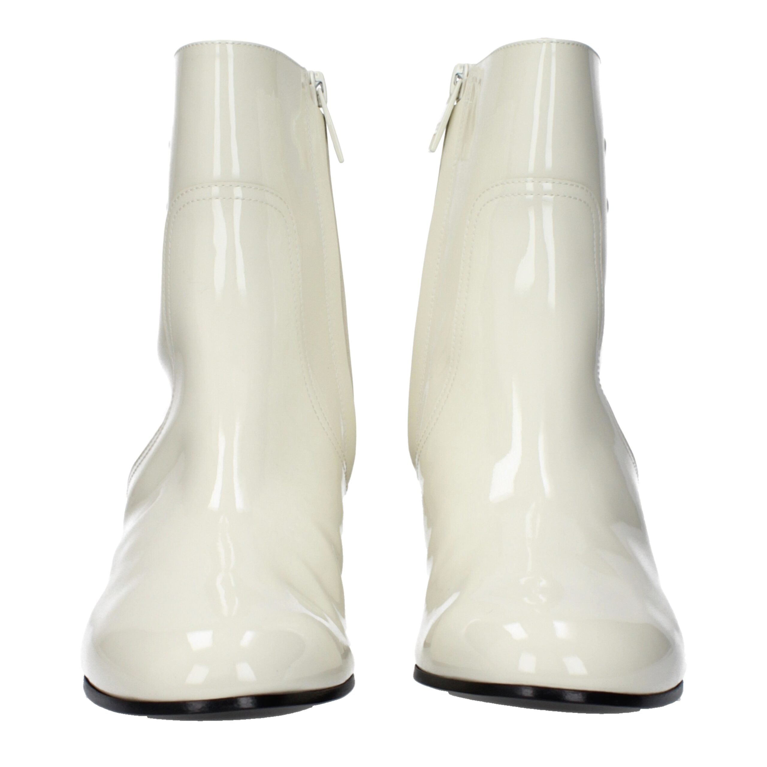 Celine Beige Lederstiefeletten
