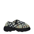 Burberry Slipper aus grünem Stoff