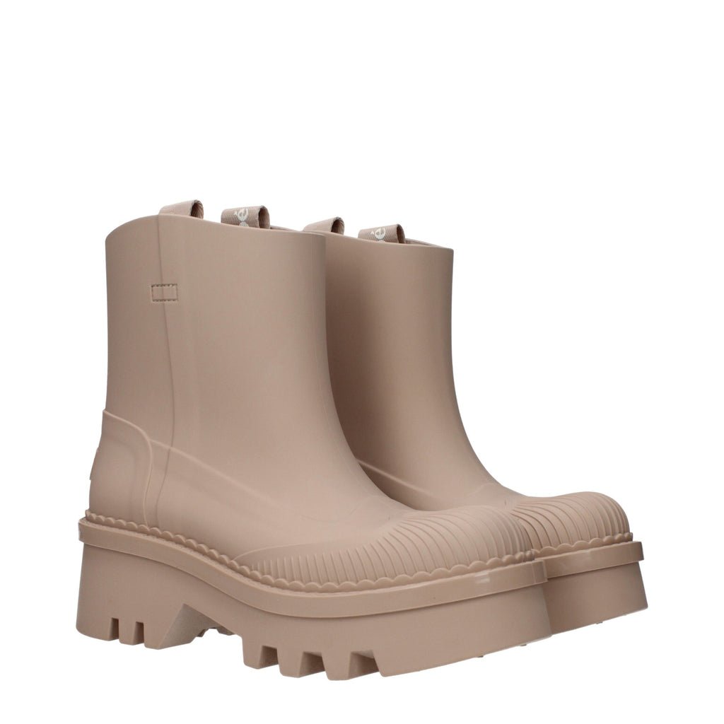 Chloé Rosa Cotton Ankle Boots