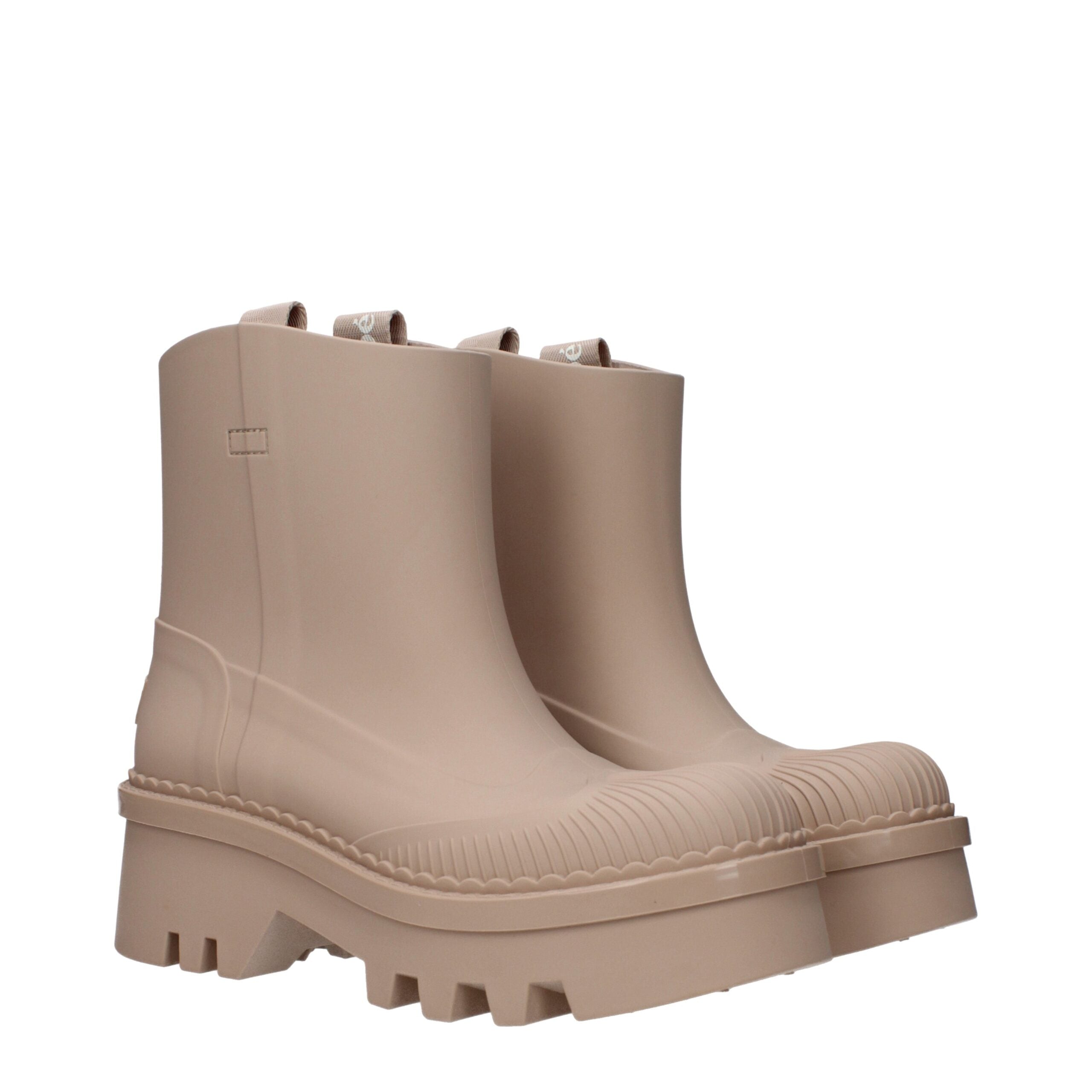 Chloé Rosa Cotton Ankle Boots