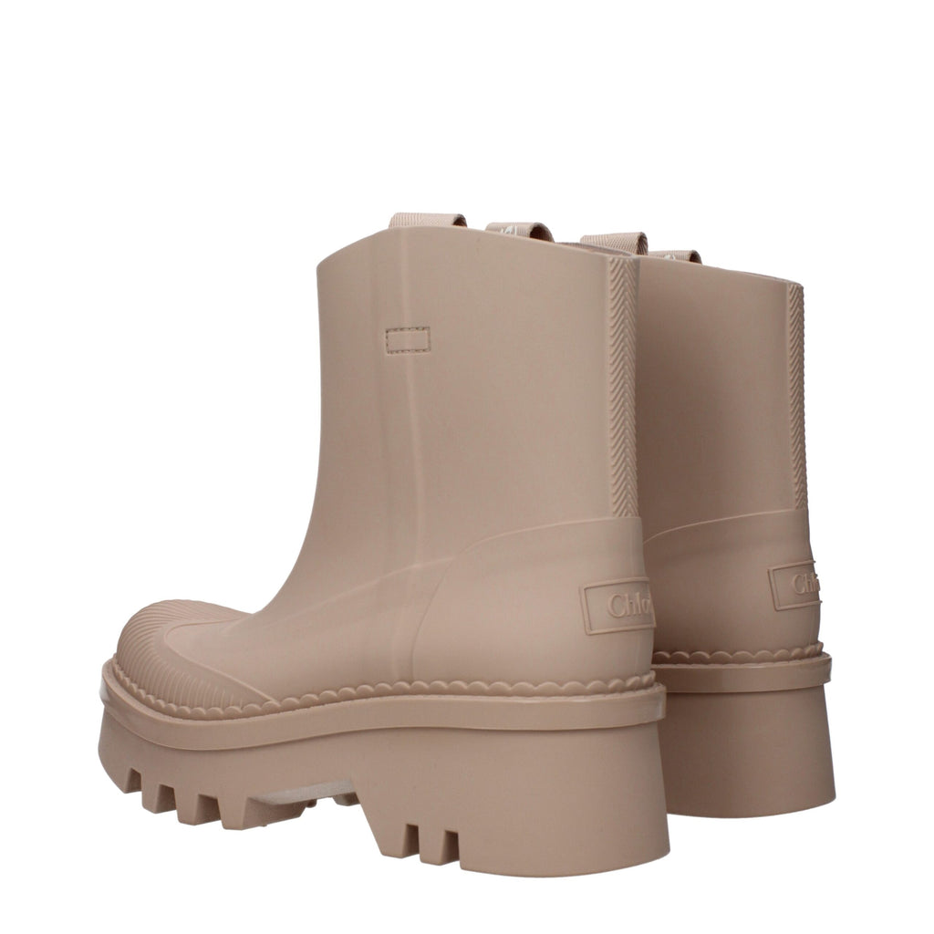 Chloé Rosa Cotton Ankle Boots