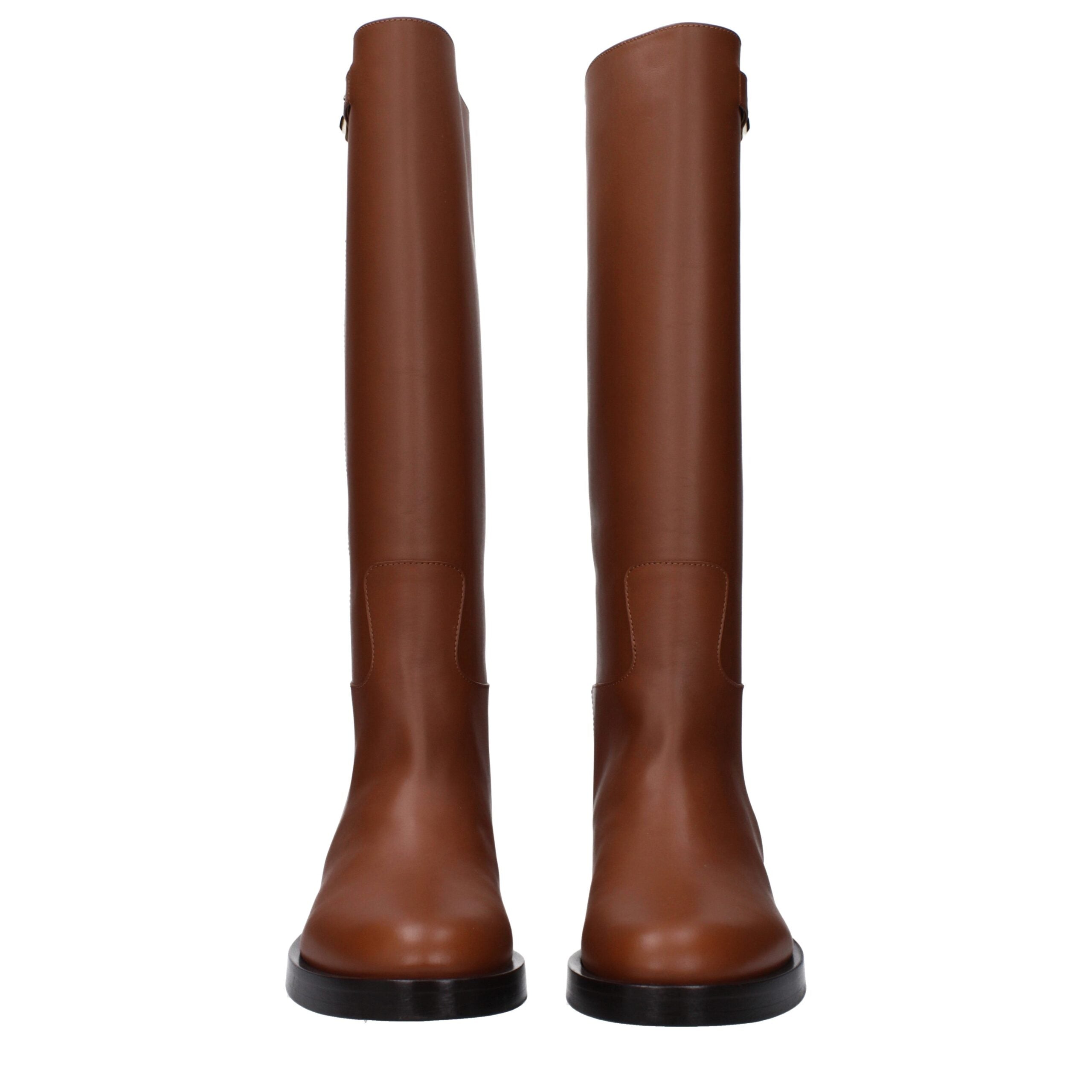 Valentino Garavani Braune Lederstiefel