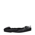 Jacquemus Schwarze Leder-Ballett-Flats