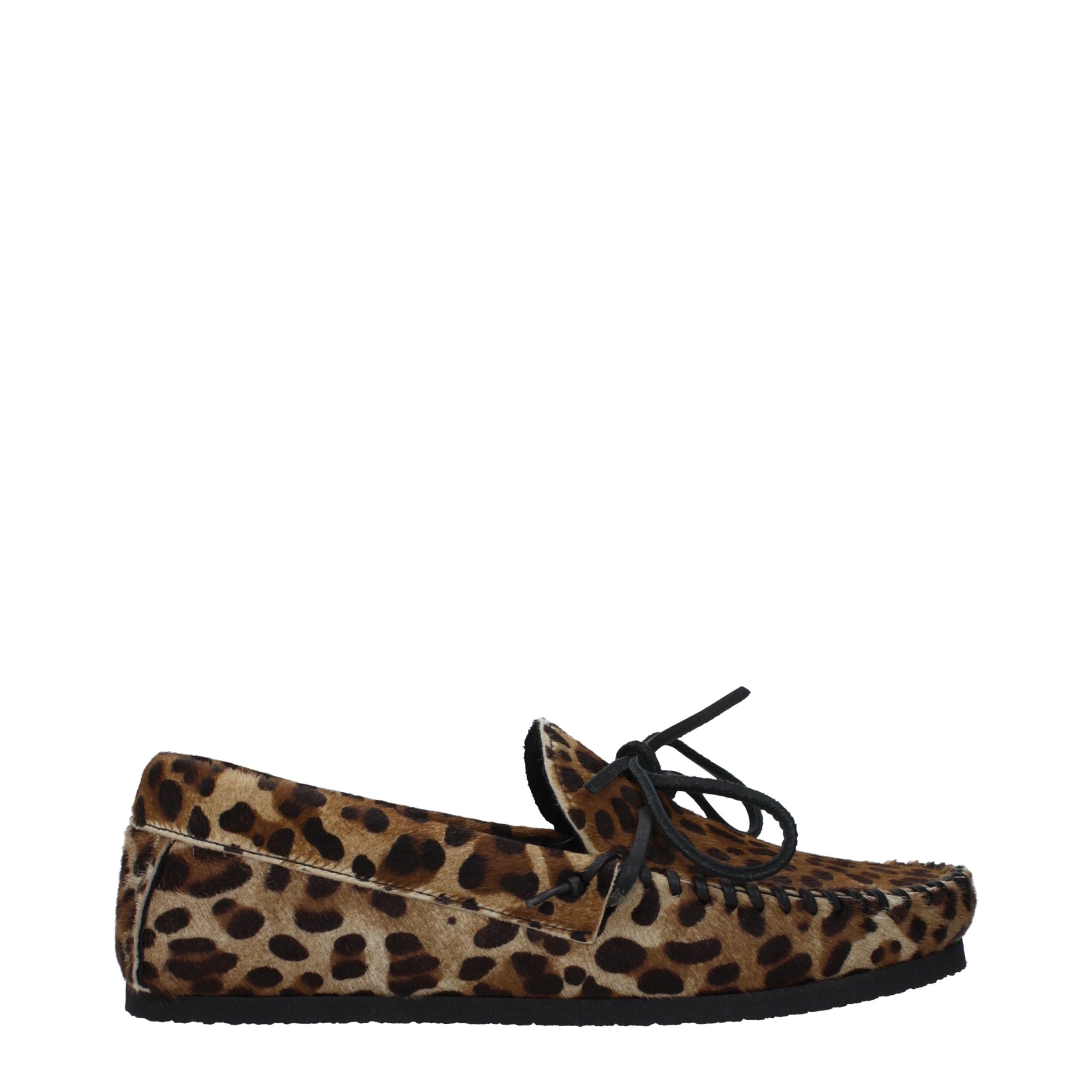 Isabel Marant Brown Horsehair Slippers