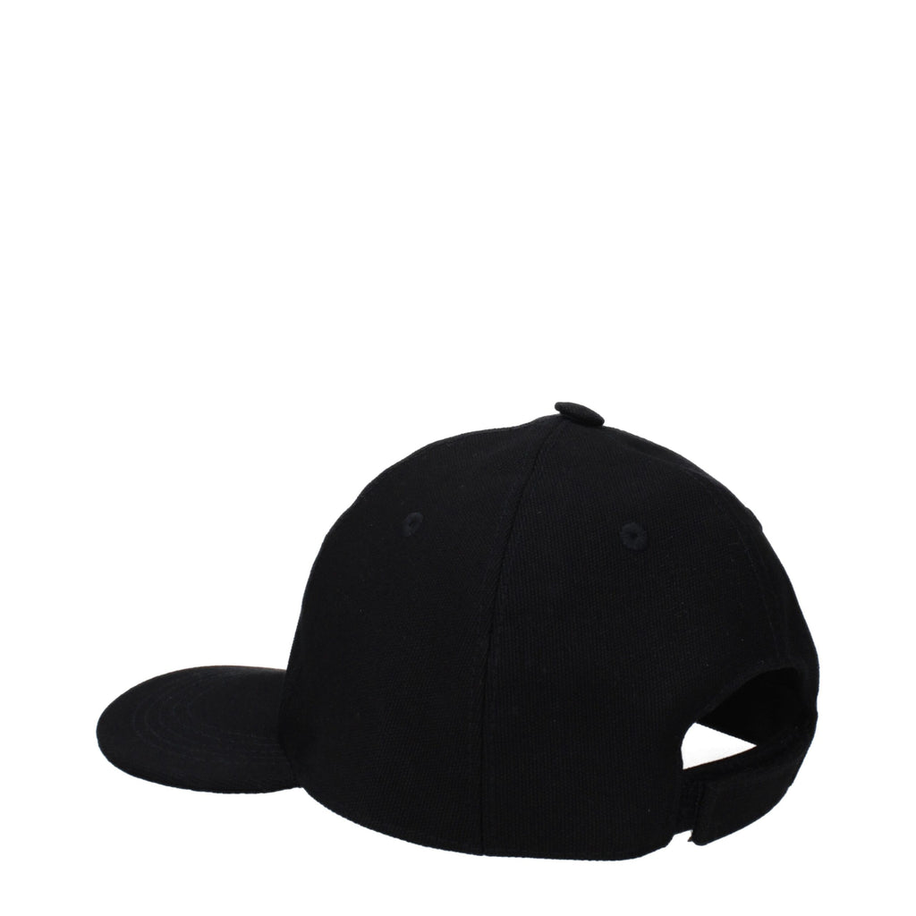 Stella McCartney Black Cotton Cap (Baseball Cap)