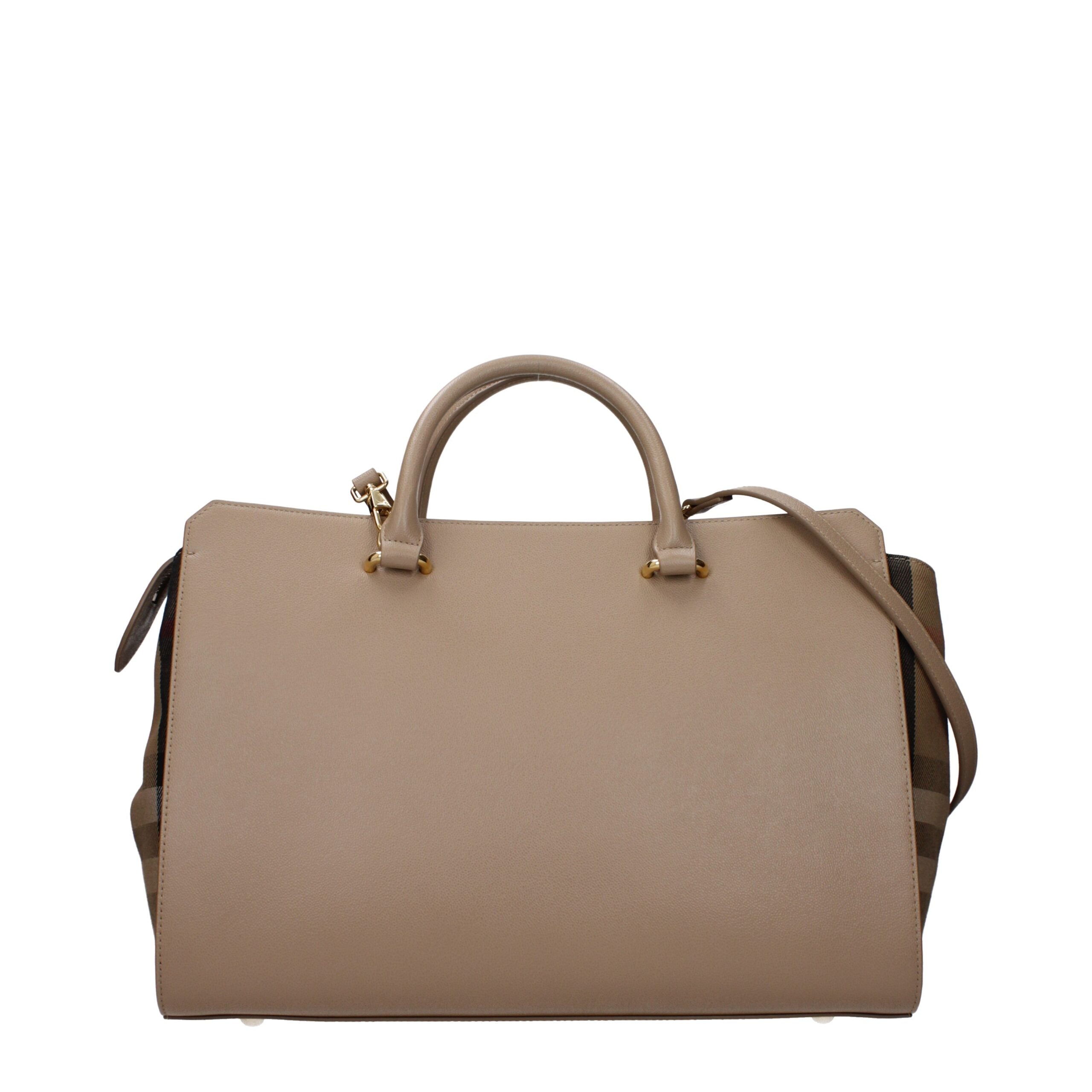 Burberry Beige Leder Handtasche