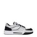 Dolce & Gabbana White Low-Top Leather Sneakers