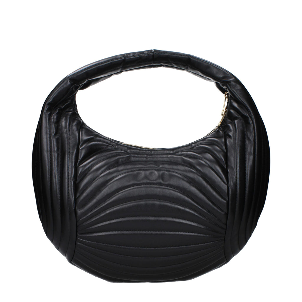 Salvatore Ferragamo Schwarze Lederhandtasche