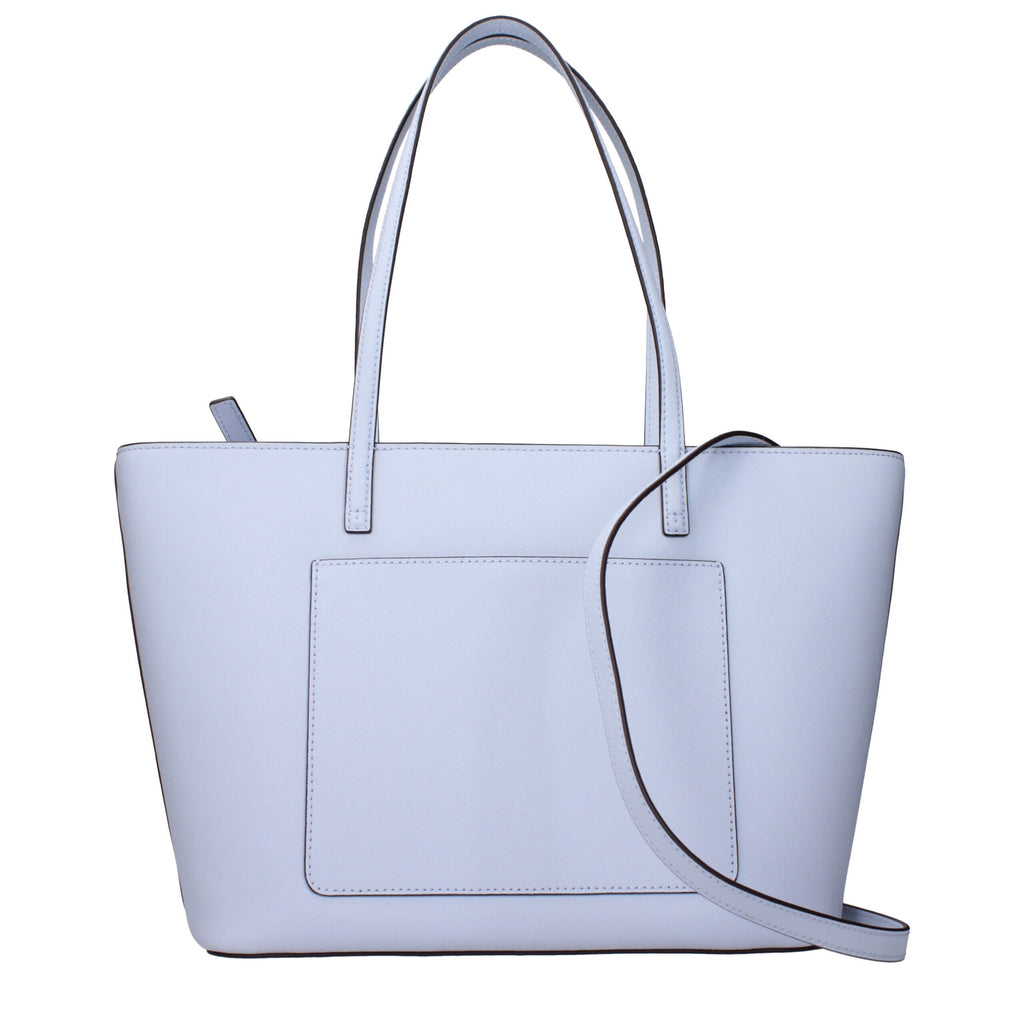 Tory Burch Hellblaue Leder-Umhängetasche