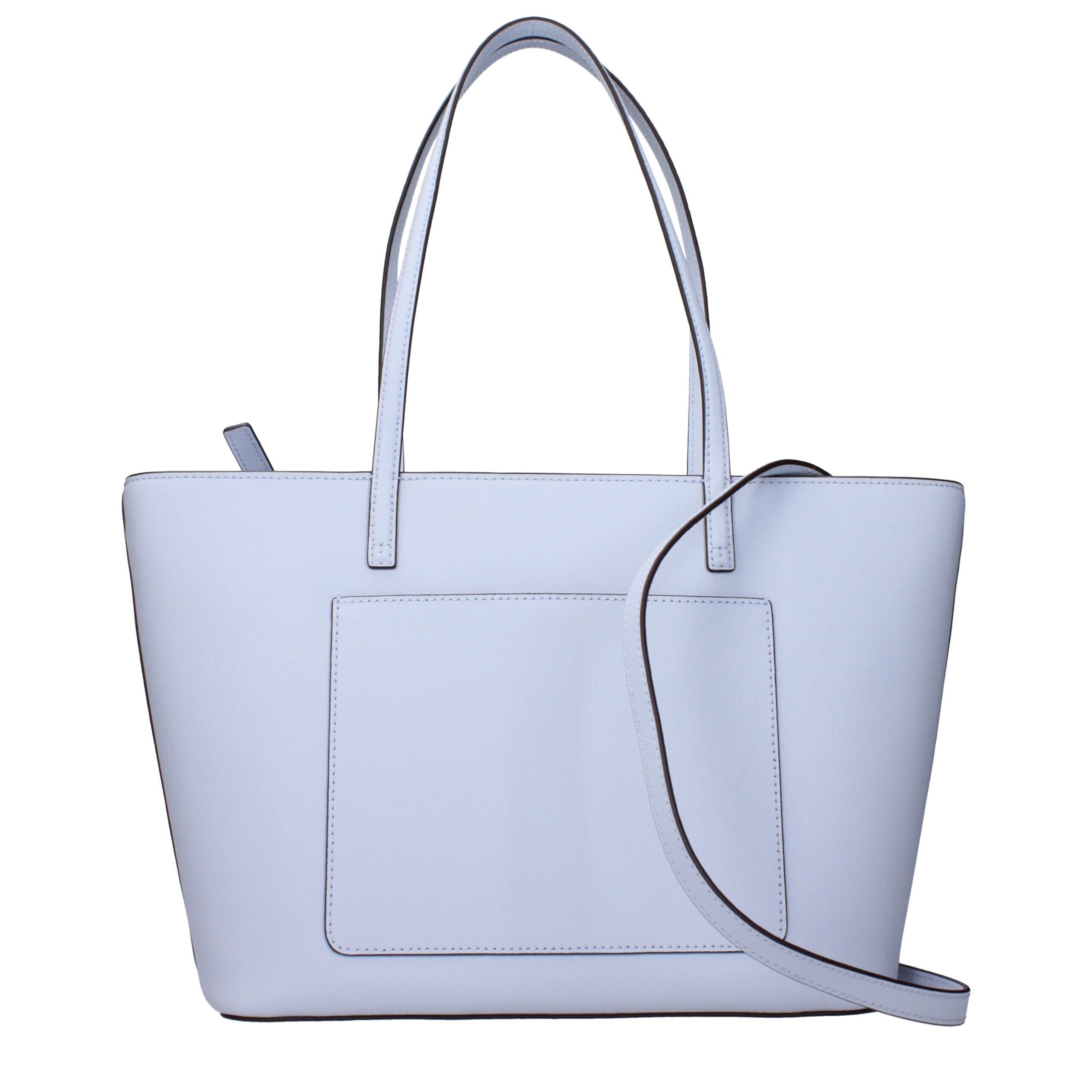 Tory Burch Hellblaue Leder-Umhängetasche