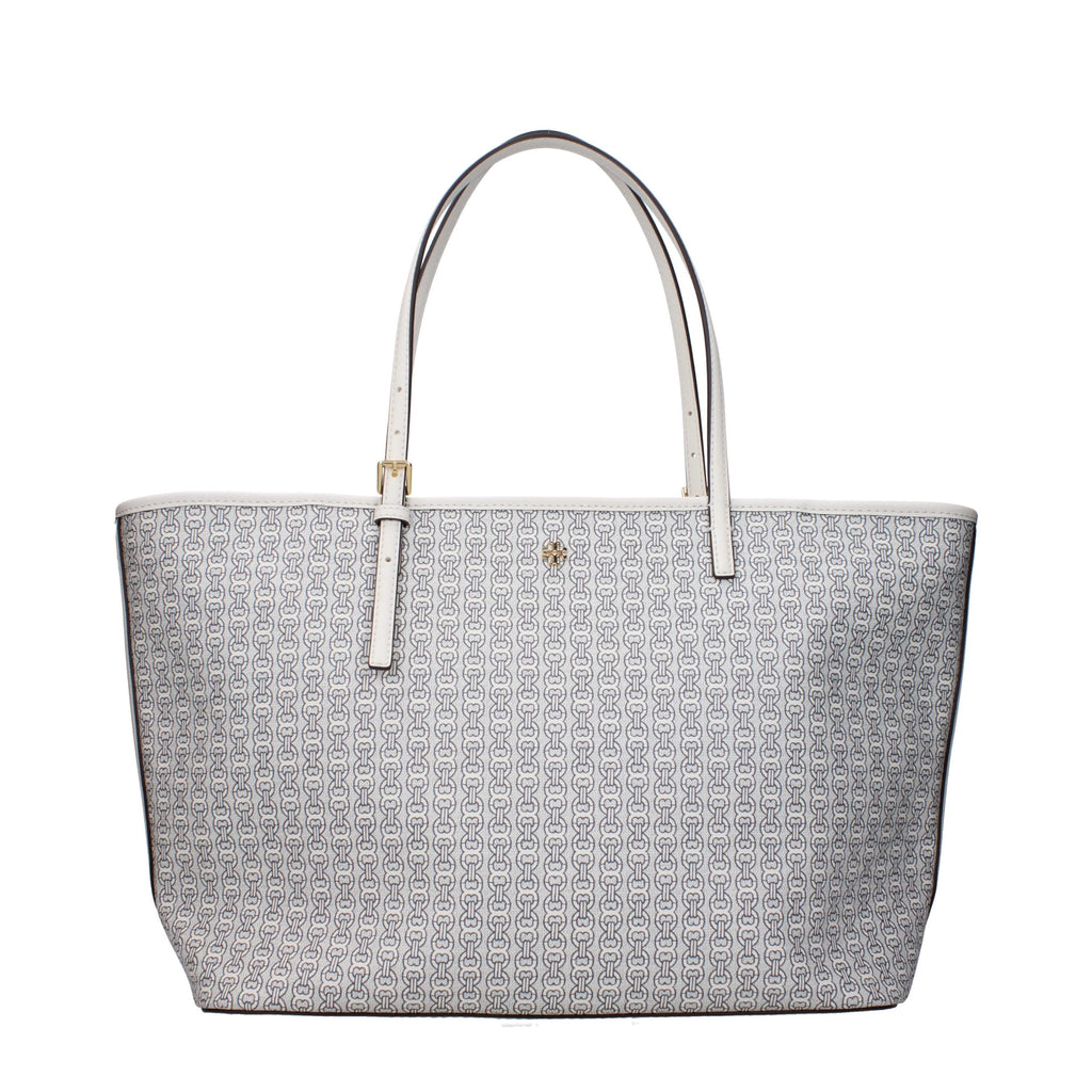 Tory Burch Beigefarbene Leder-Umhängetasche
