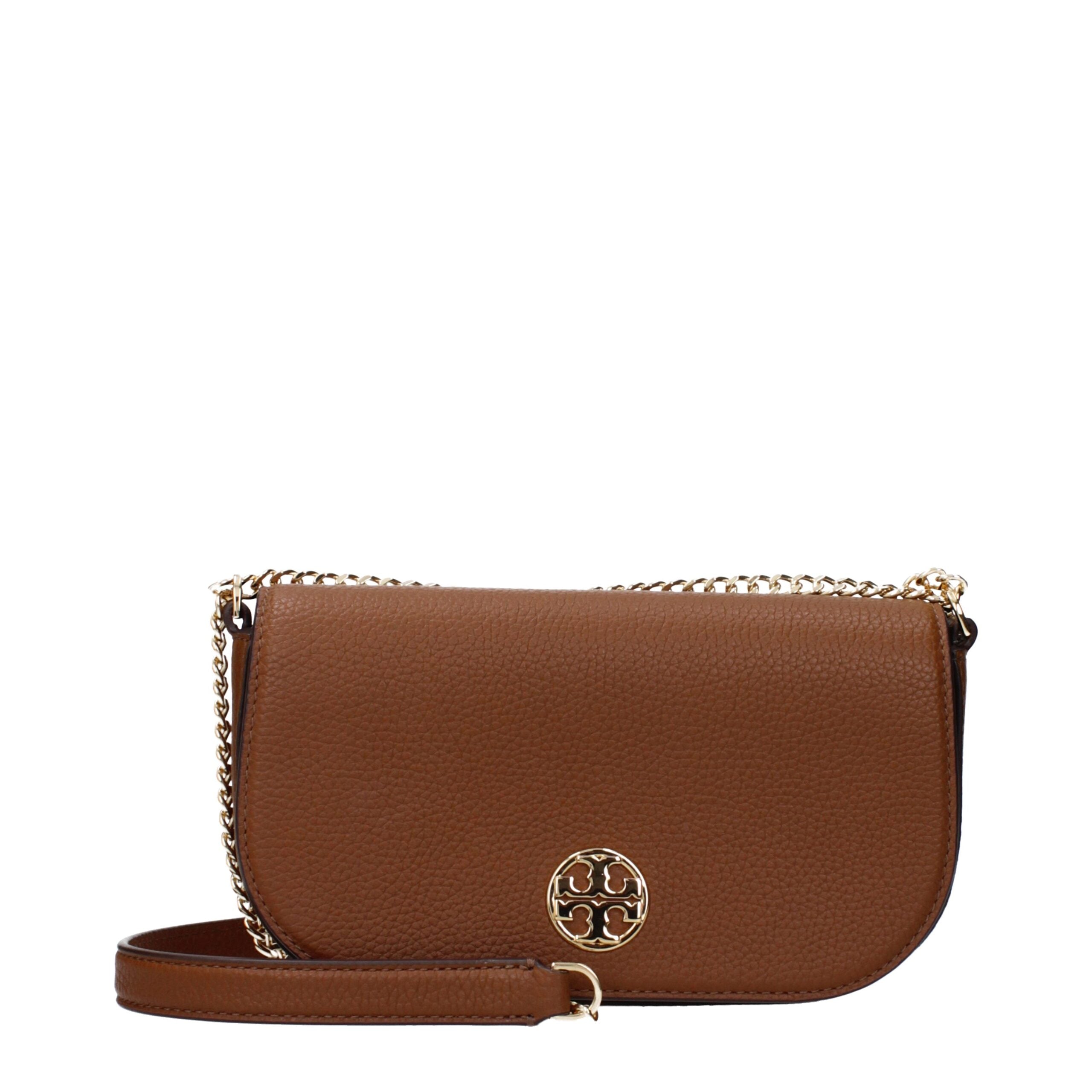 Tory Burch Brown Leather Shoulder Bag