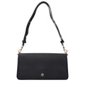 Tory Burch Schwarze Leder-Umhängetasche
