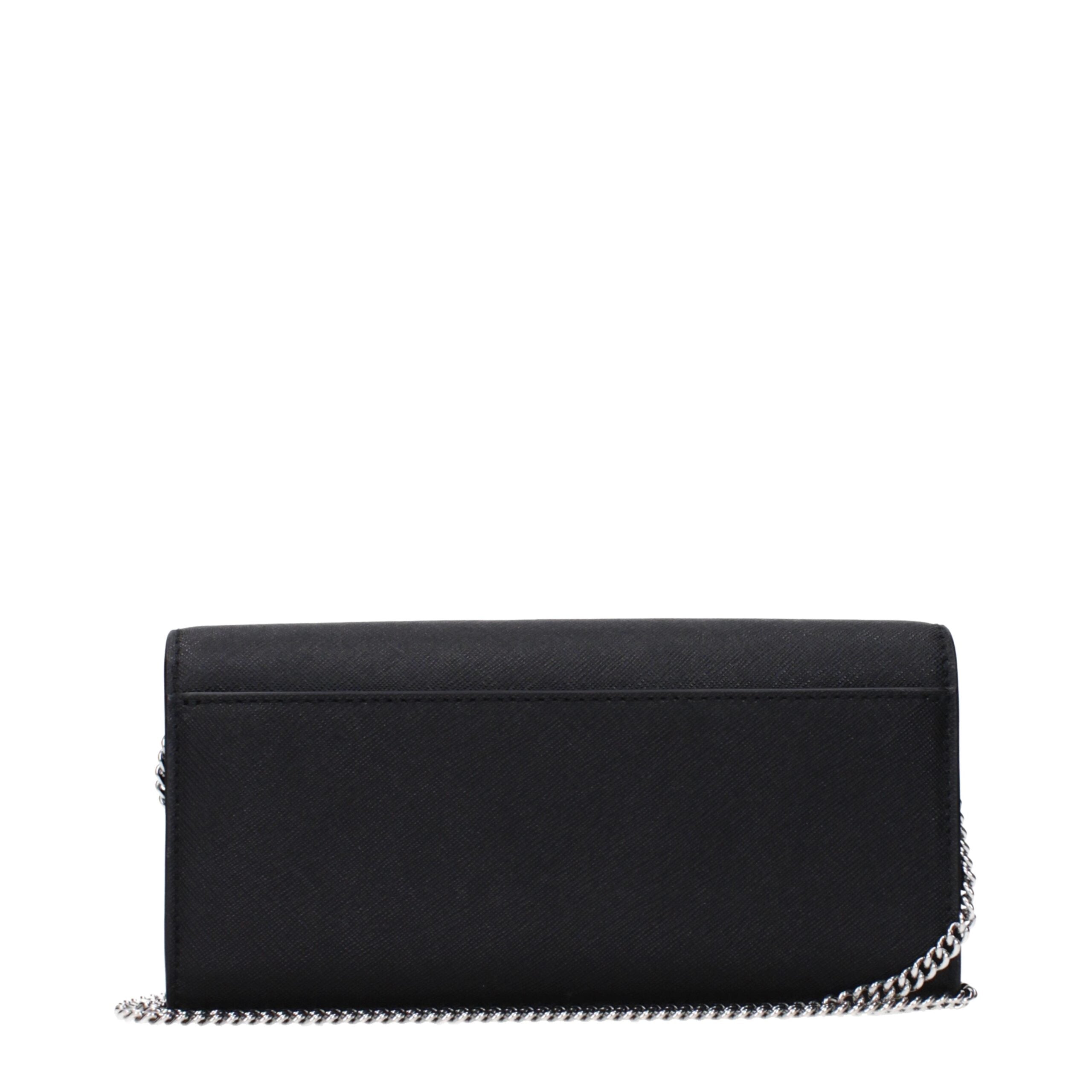 Tory Burch Elegant Black Leather Clutch