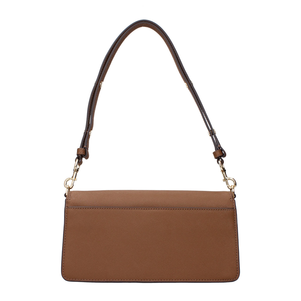 Tory Burch Braune Leder-Umhängetasche