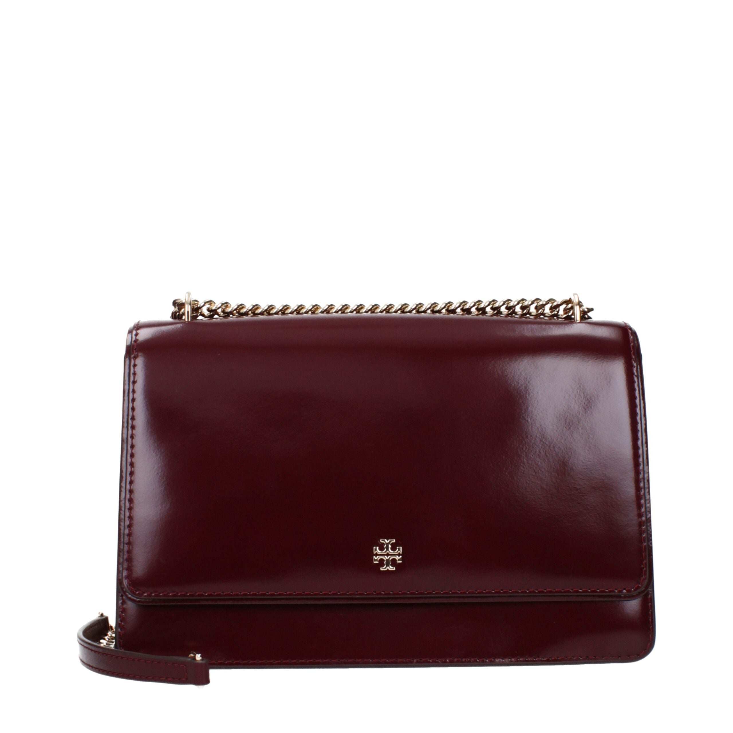 Tory Burch Red Leather Shoulder Bag
