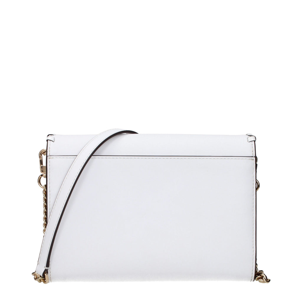 Tory Burch Weiße Leder-Clutch