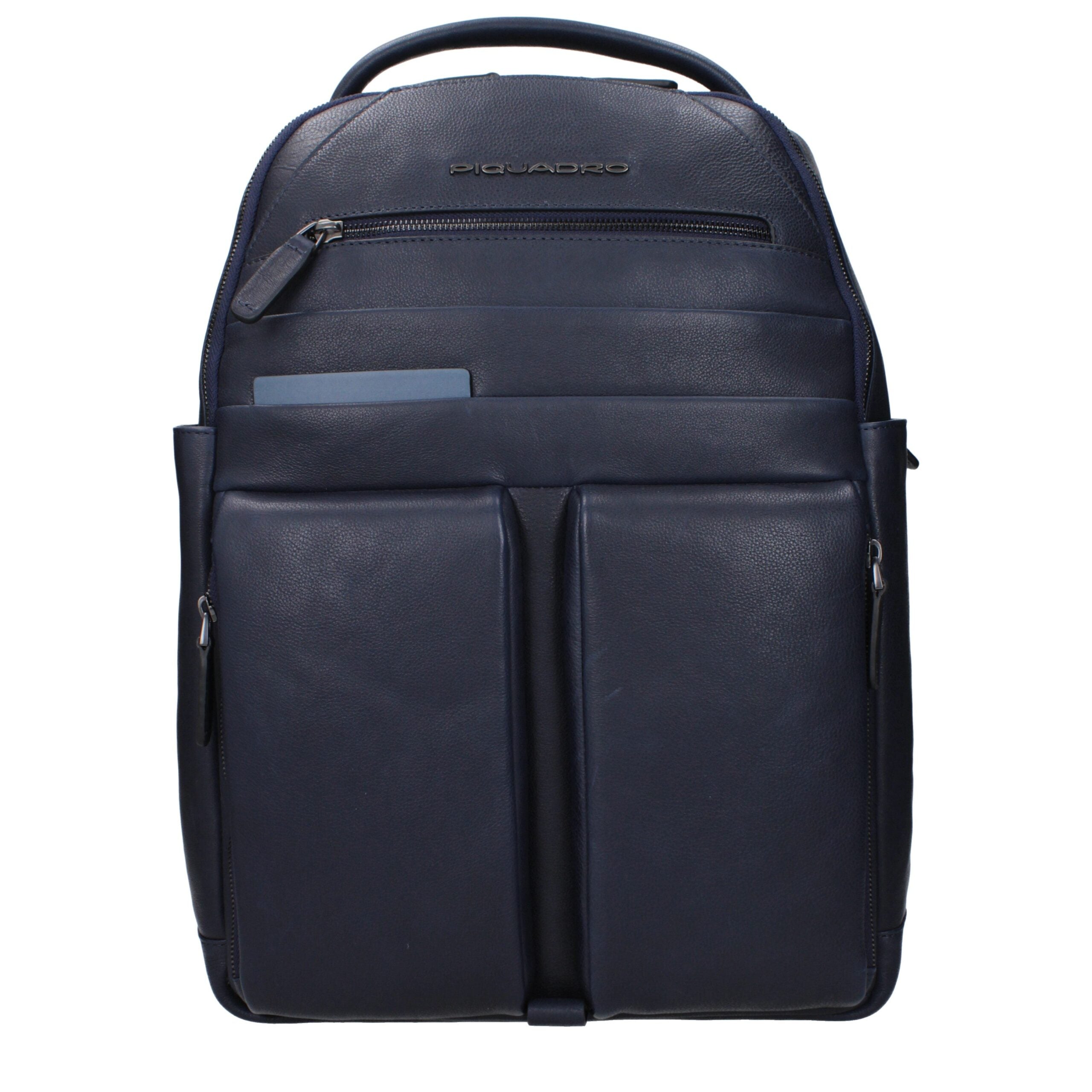 Piquadro Blauer Leather Backpack