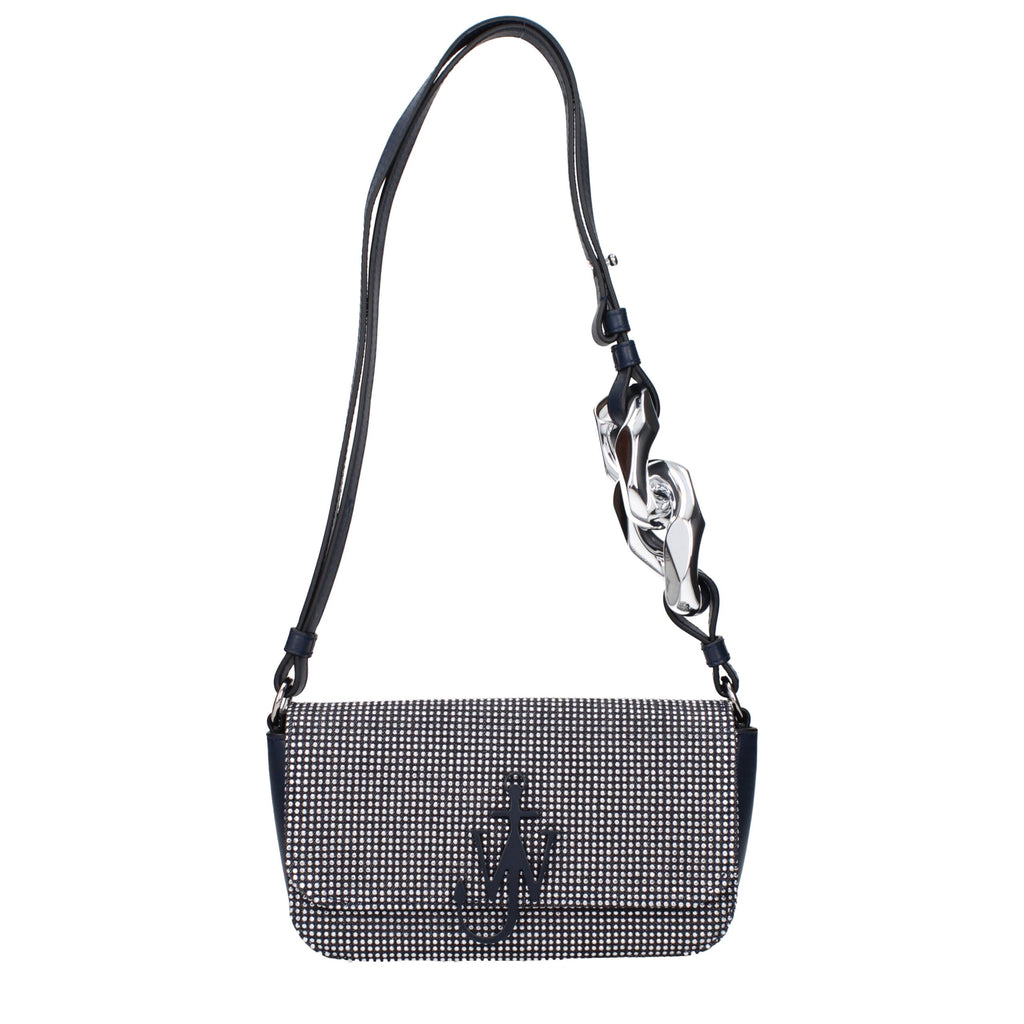 Jw Anderson Blaue Stoff-Umhängetasche
