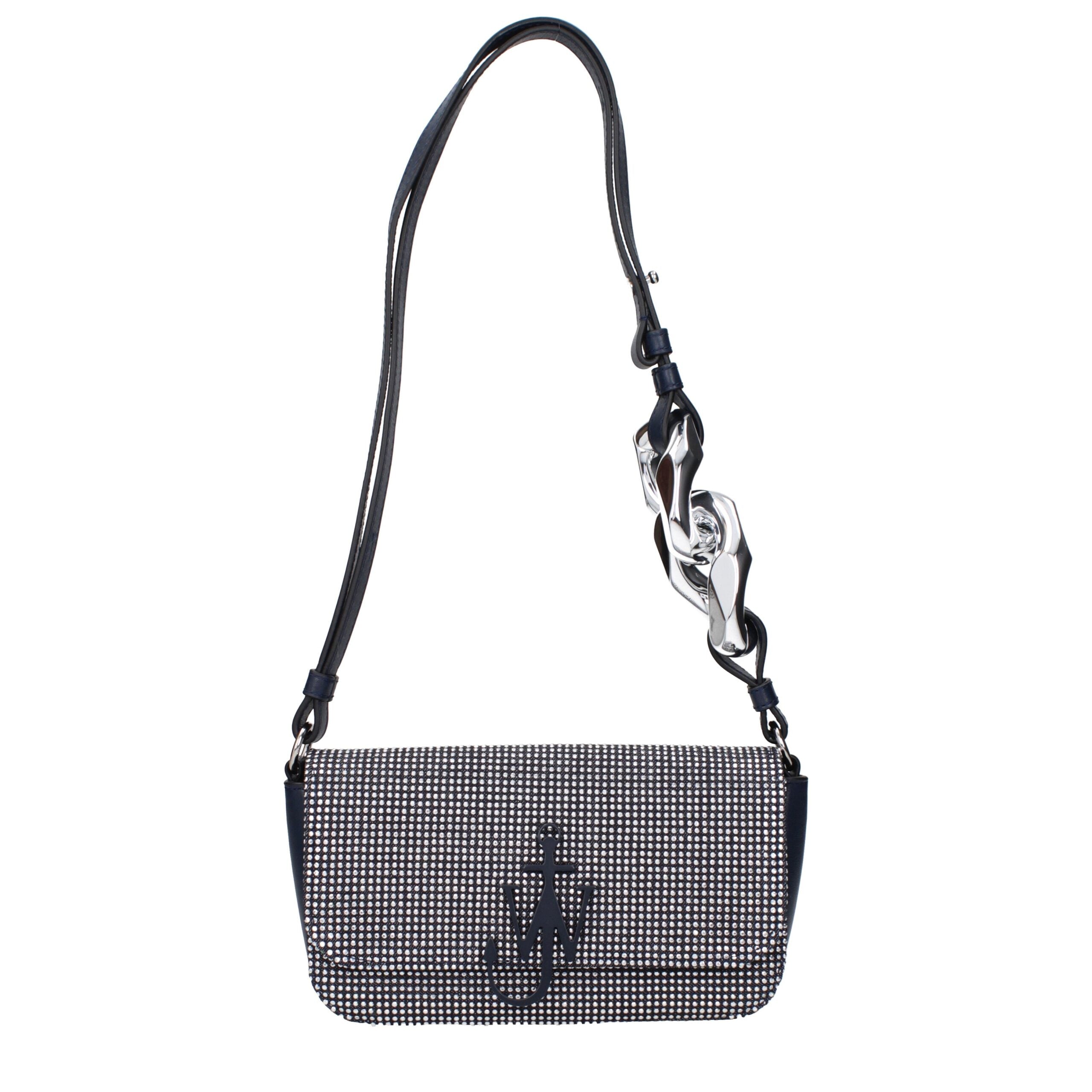 Jw Anderson Blaue Stoff-Umhängetasche