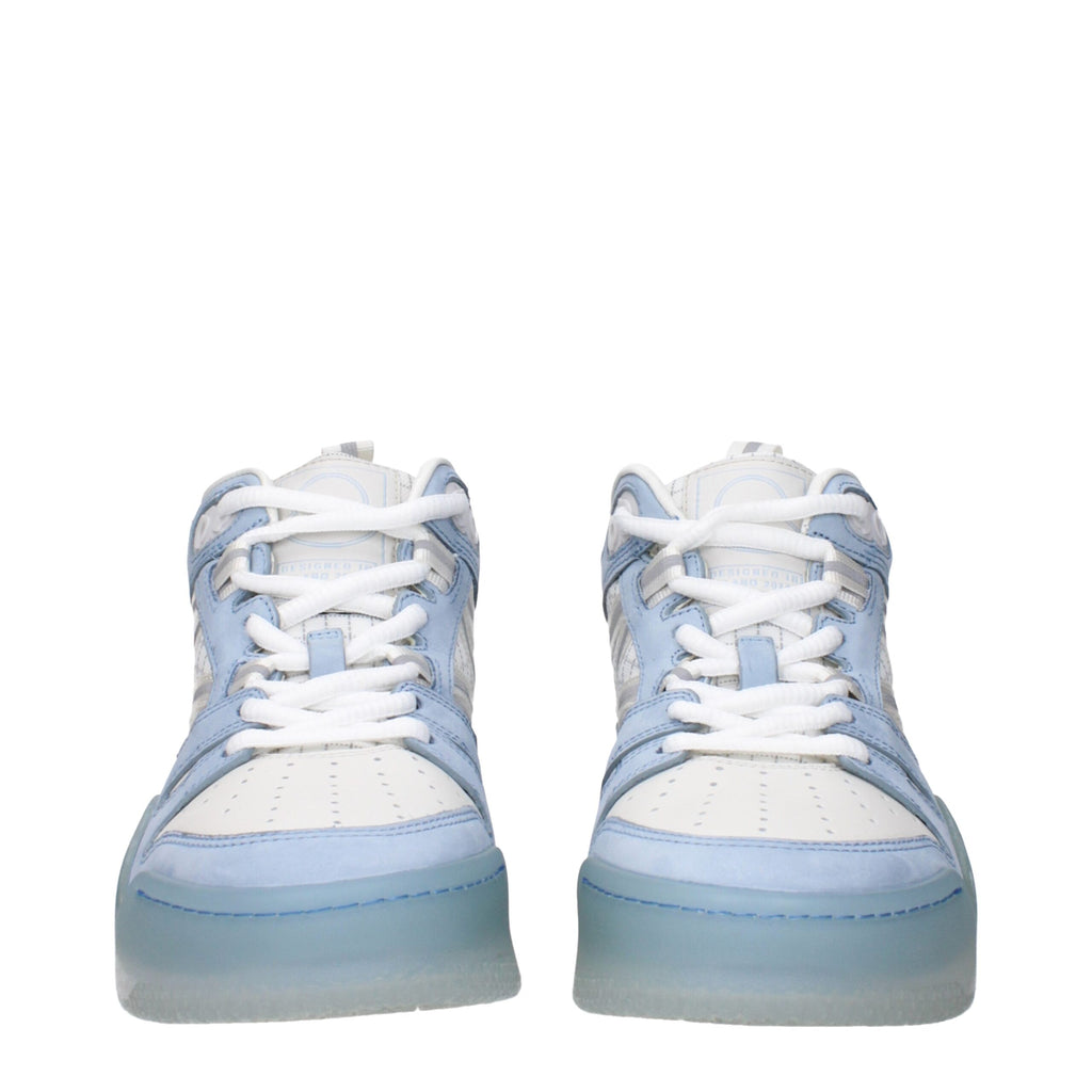 Moncler Hochwertige High-Top Sneaker aus weißem Leder