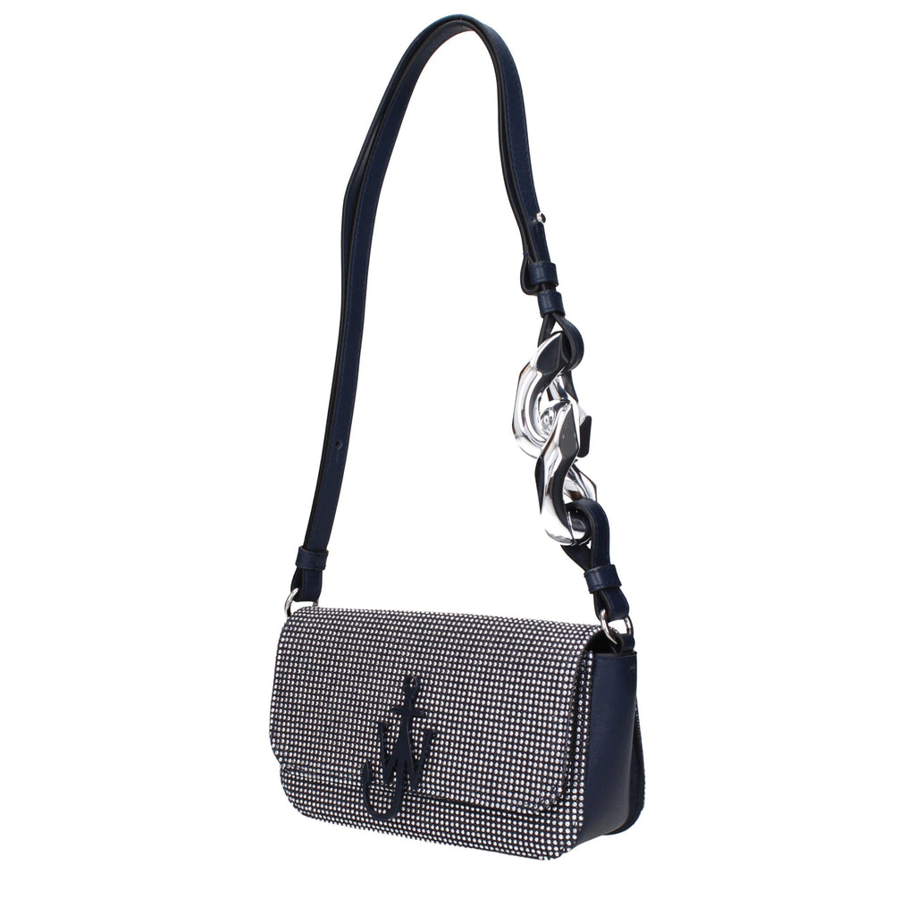 Jw Anderson Blaue Stoff-Umhängetasche