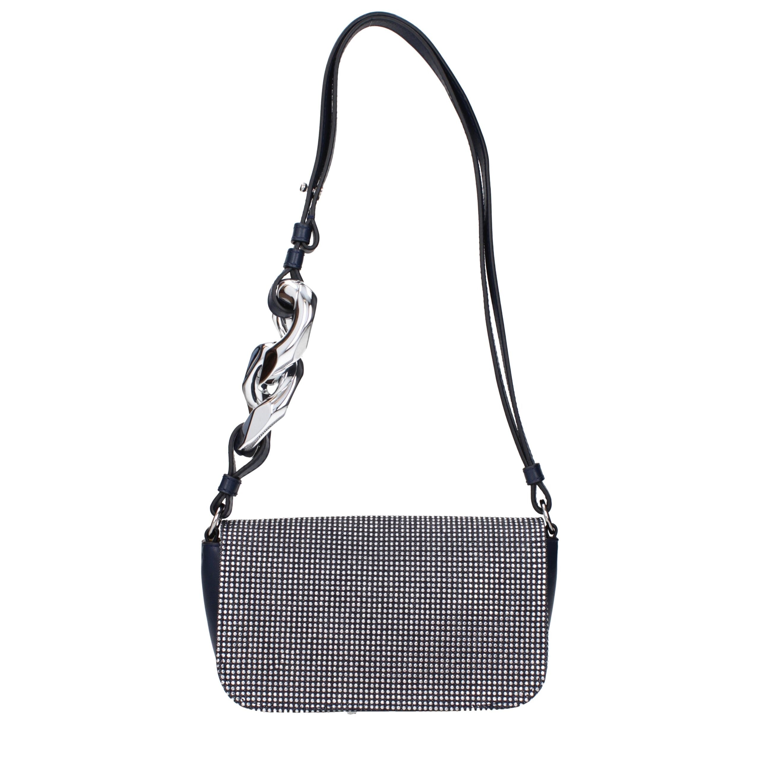 Jw Anderson Blaue Stoff-Umhängetasche