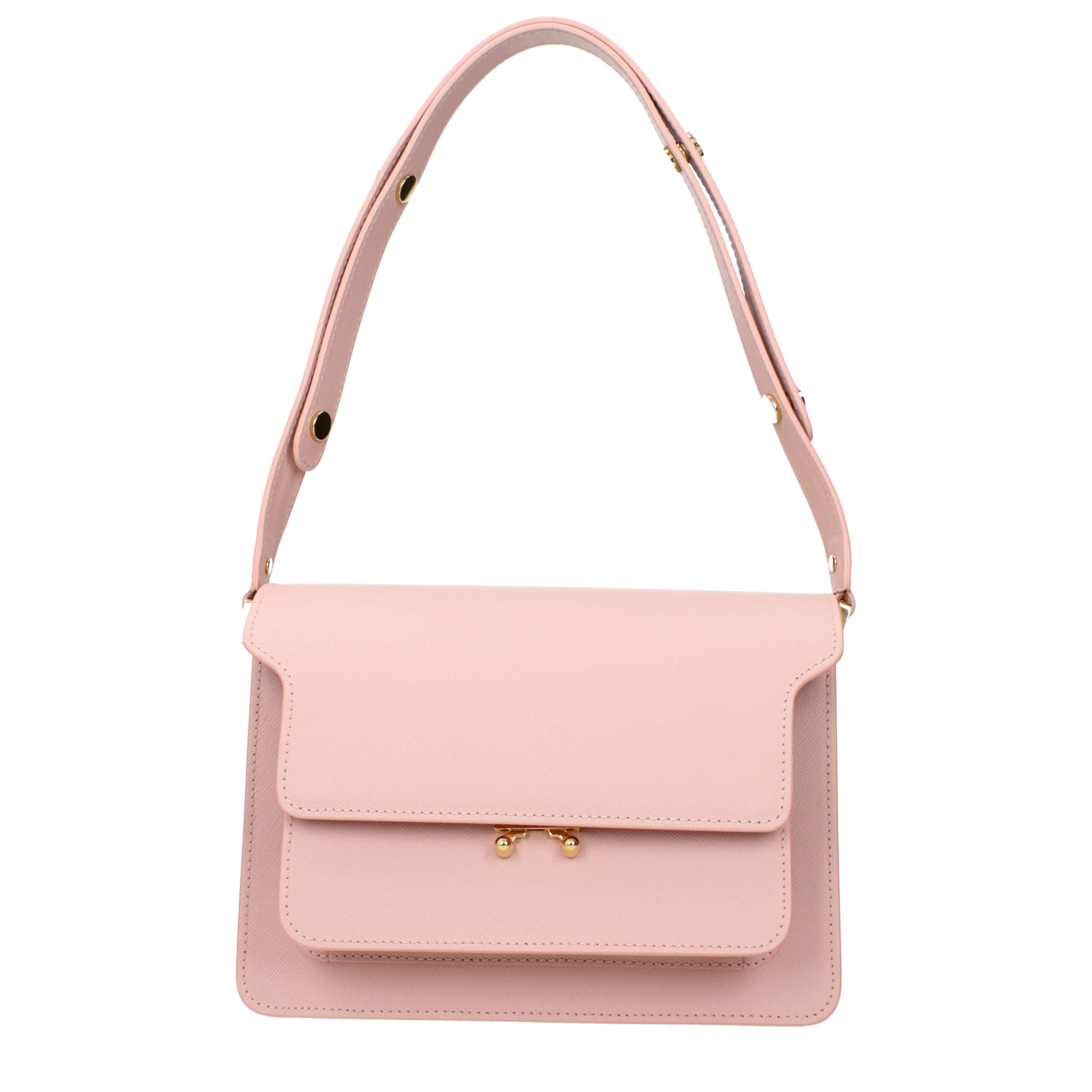 Marni Rosafarbene Ledertasche