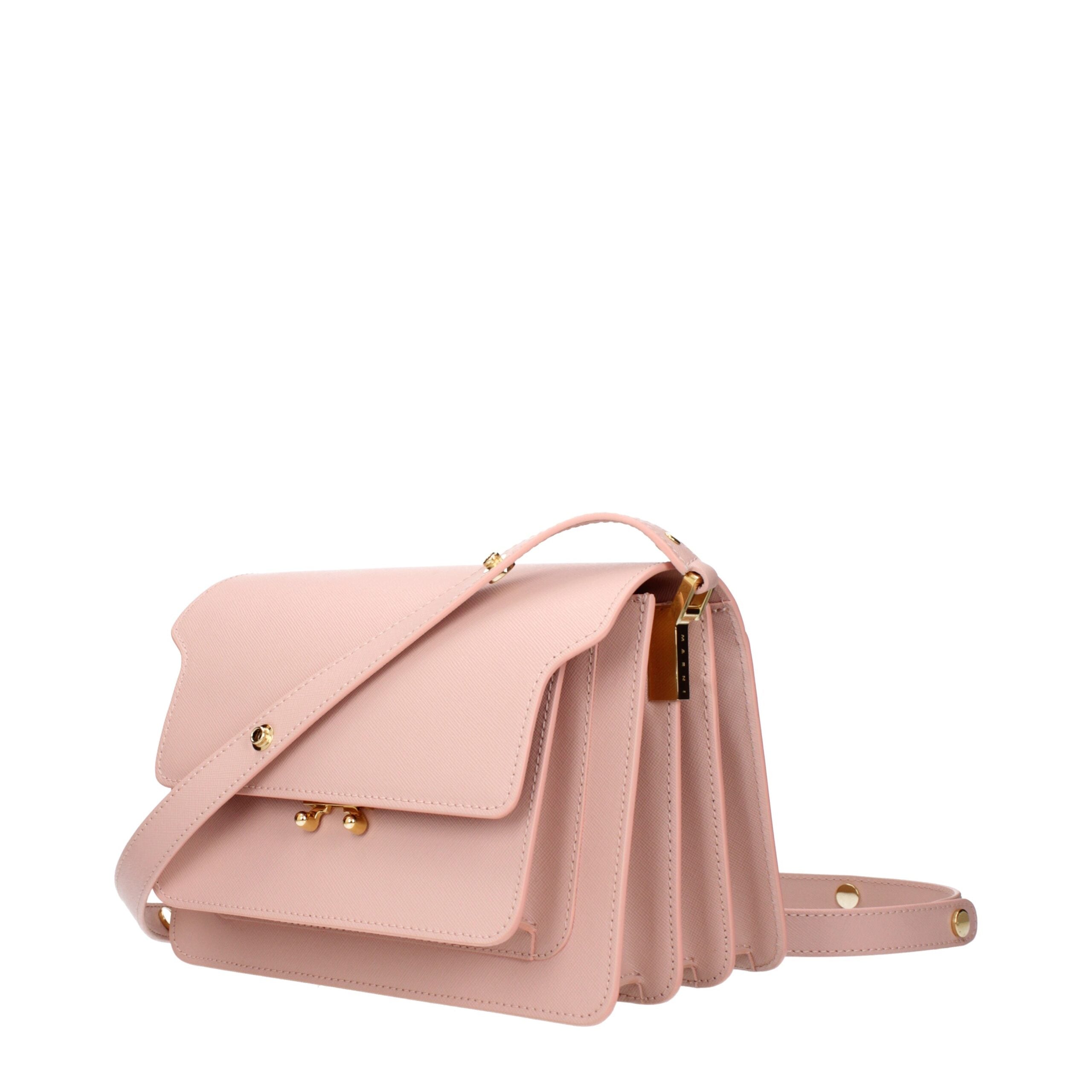 Marni Rosafarbene Ledertasche