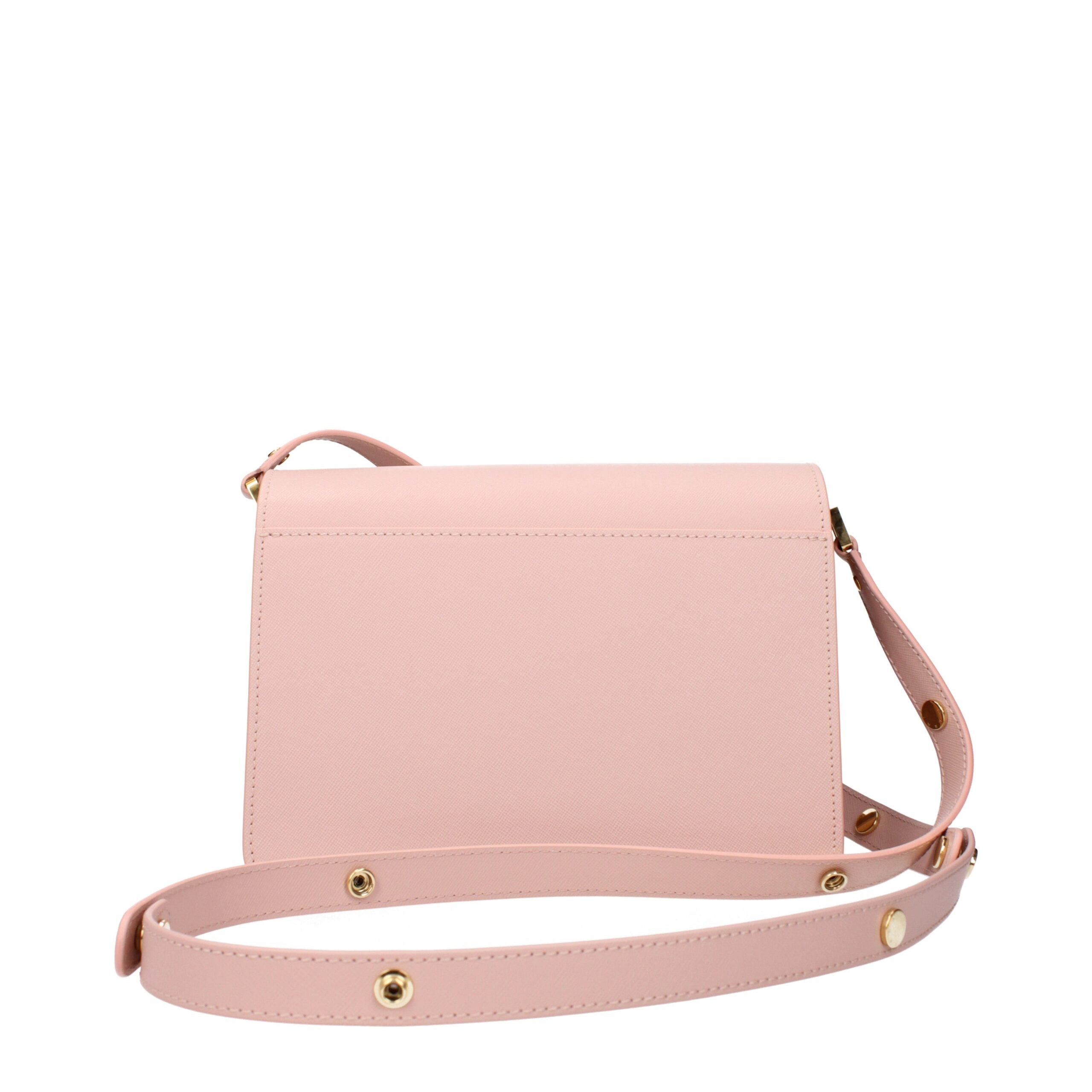 Marni Rosafarbene Ledertasche