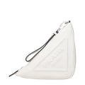 Prada White Leather Clutch