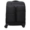 Piquadro Schwarze Stoff-Gepäck- und Reisetasche