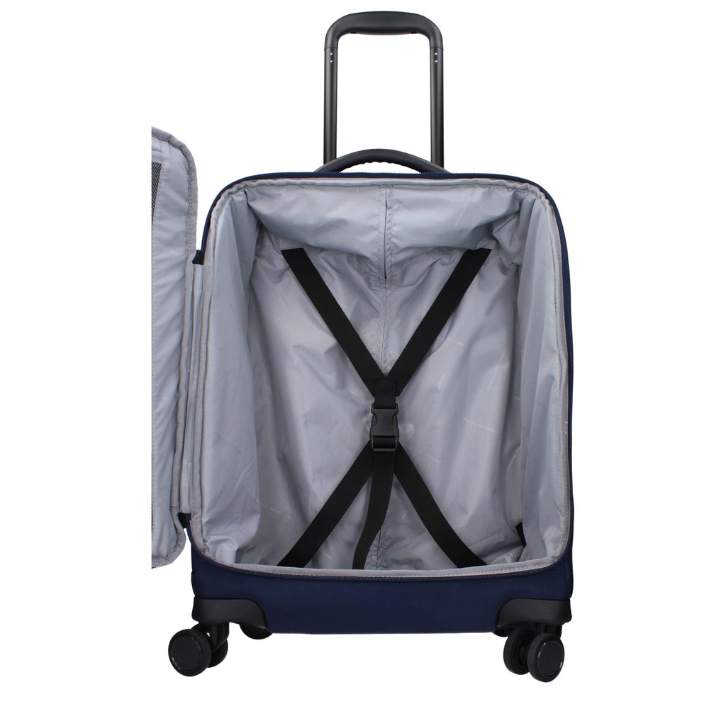 Piquadro Blauer Stoff Reisegepäck und Reisen