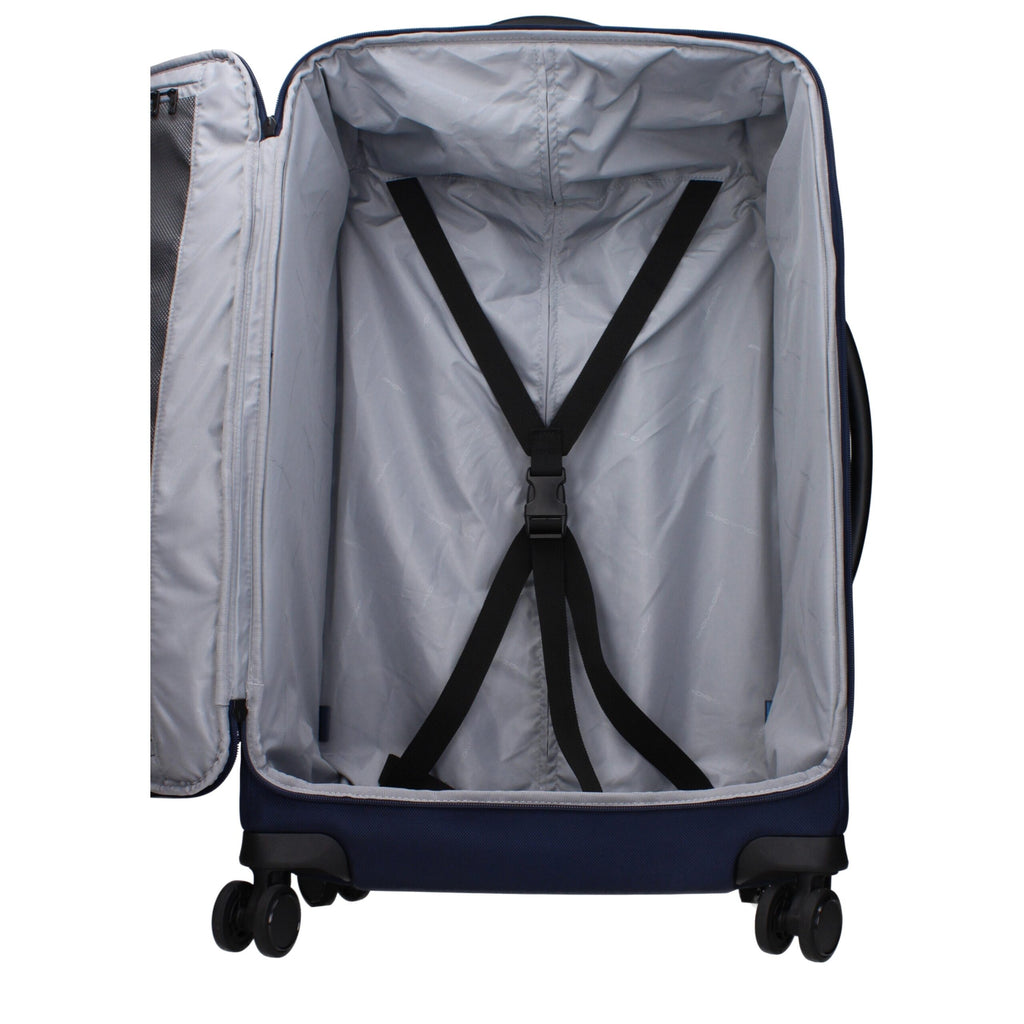 Piquadro Blauer Stoff Reisegepäck und Reisen
