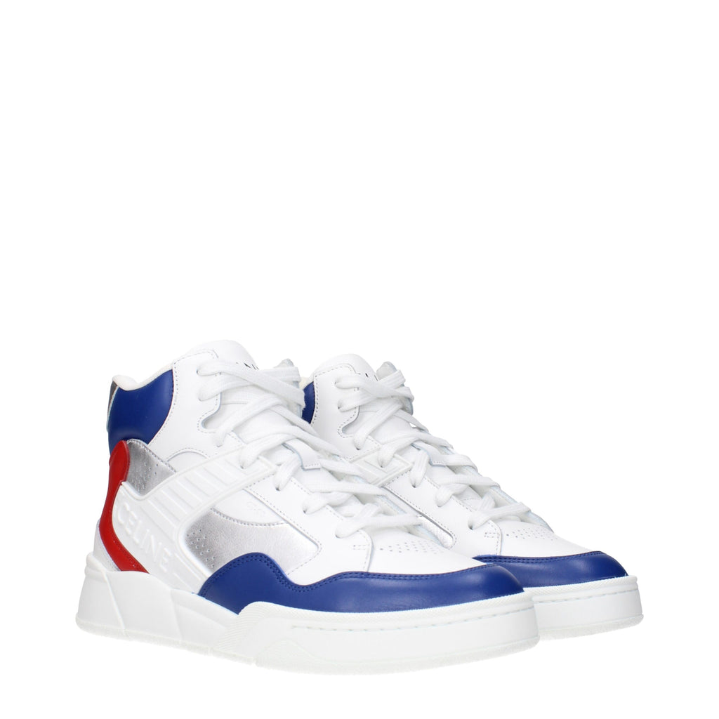 Celine Weiße Leder-Athletic-Sneaker