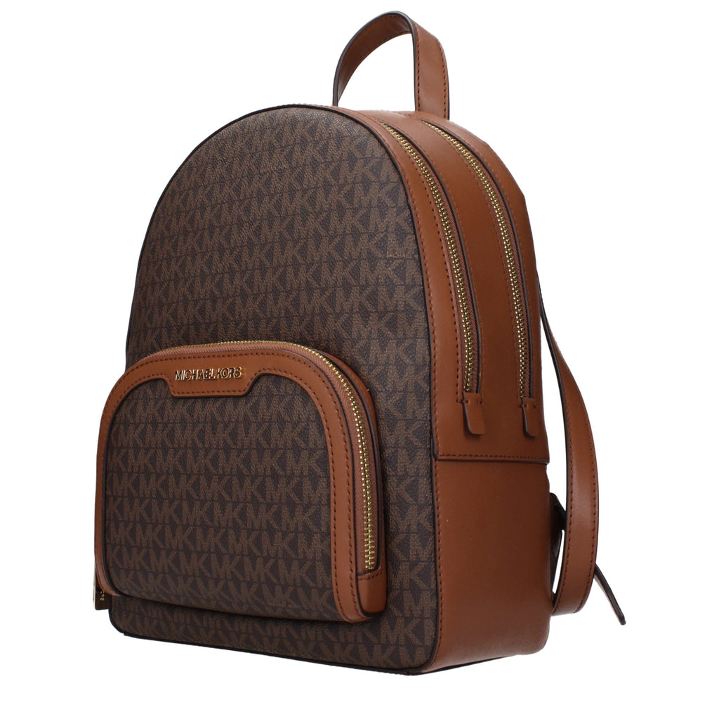 Michael Kors Brauner Stoffrucksack