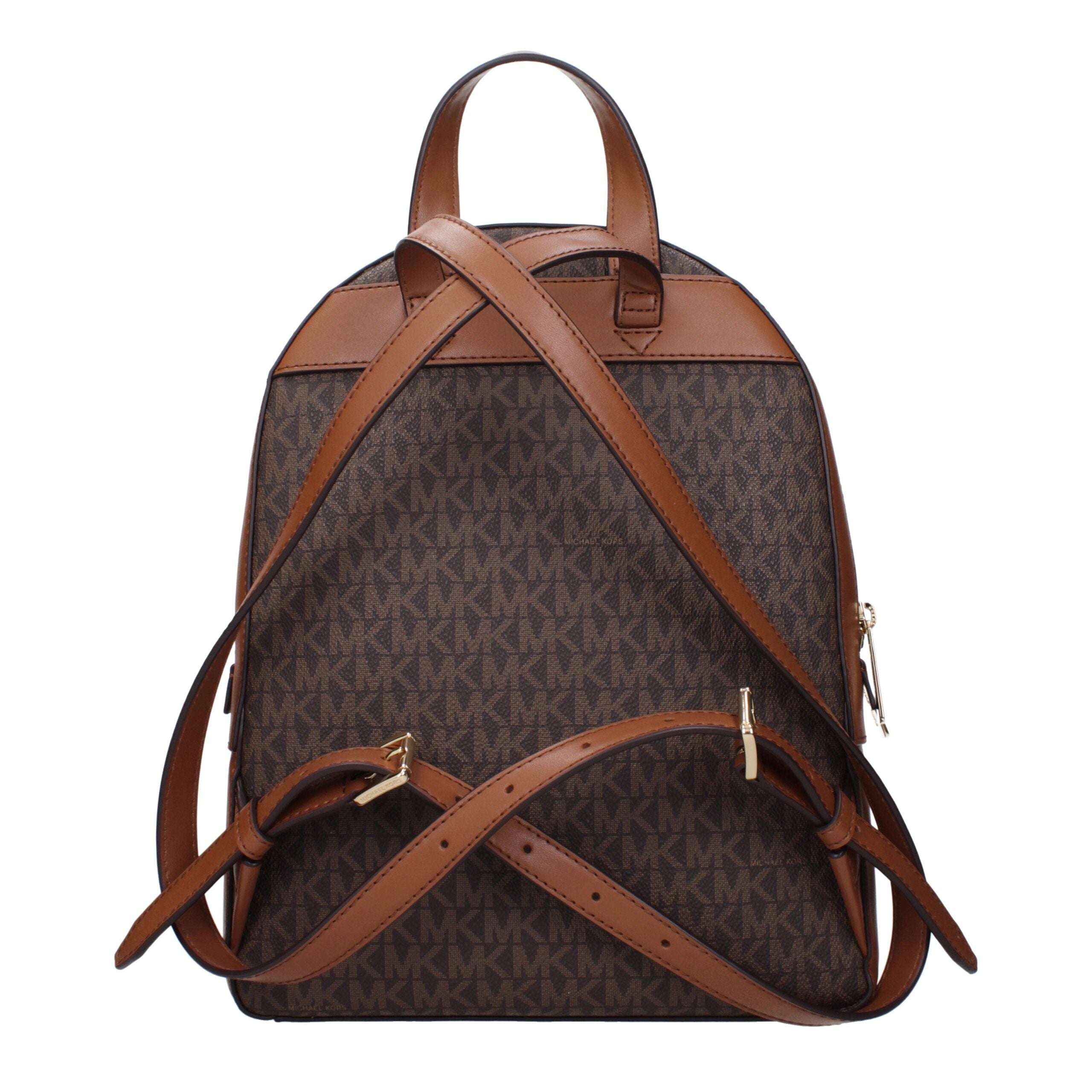 Michael Kors Brauner Stoffrucksack