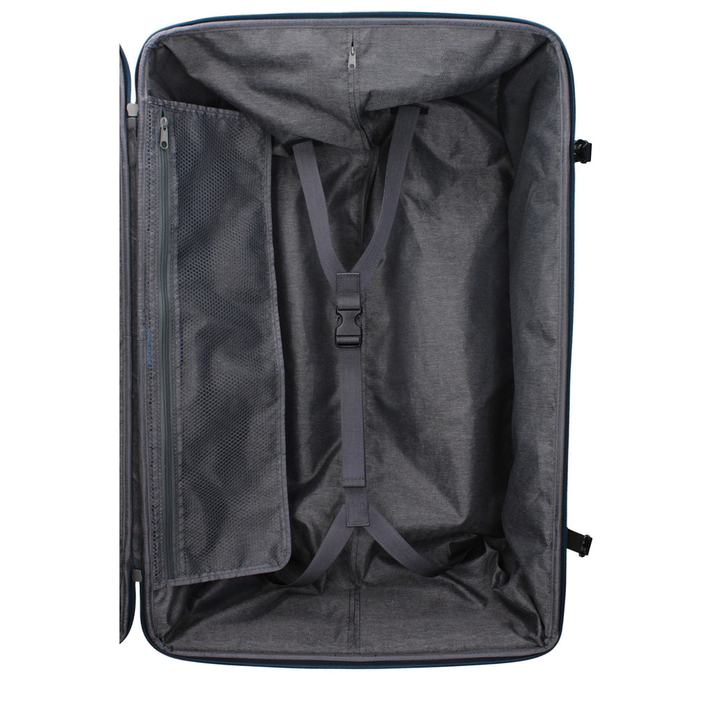 Piquadro Blauer Stoff Reisegepäck und Reisen