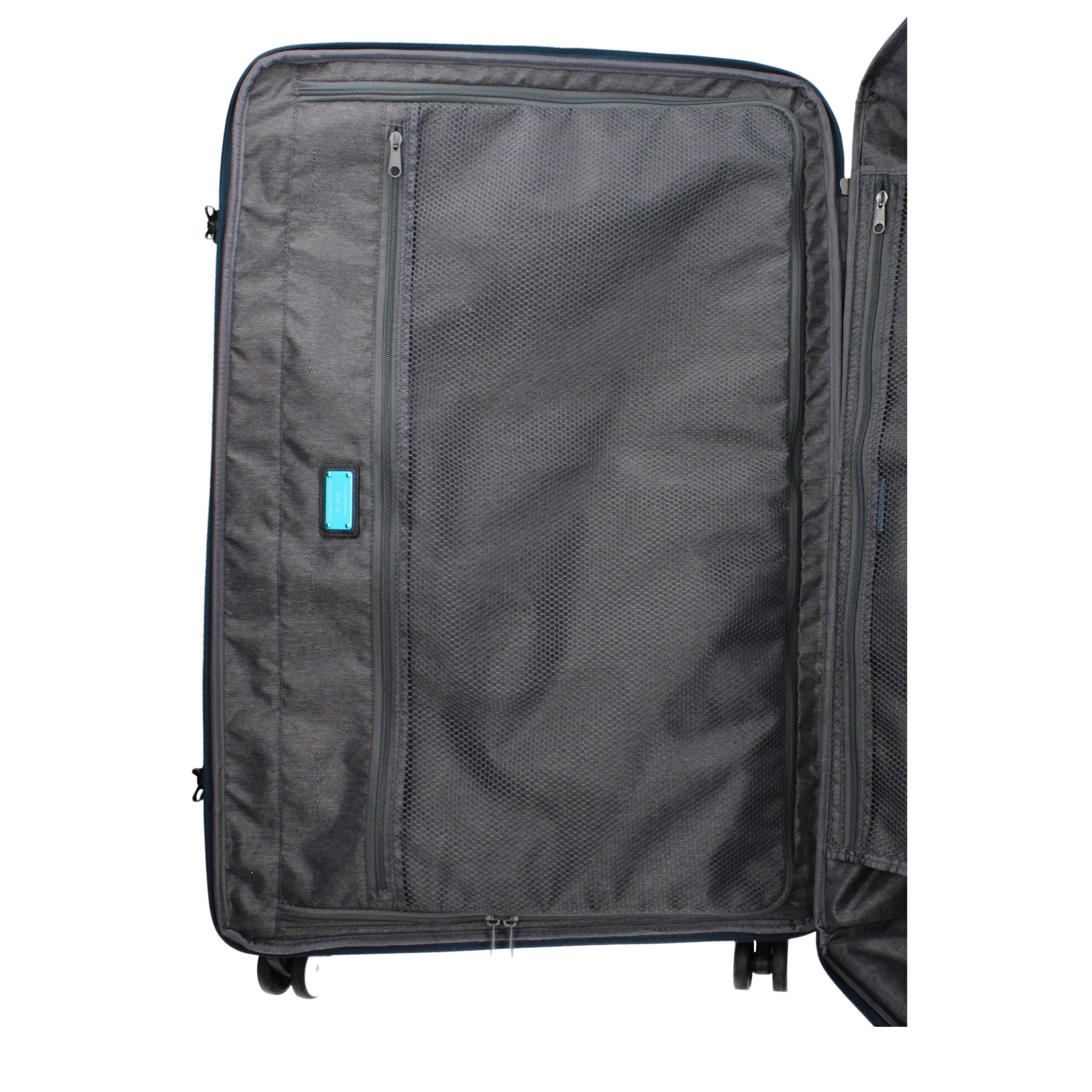 Piquadro Blauer Stoff Reisegepäck und Reisen