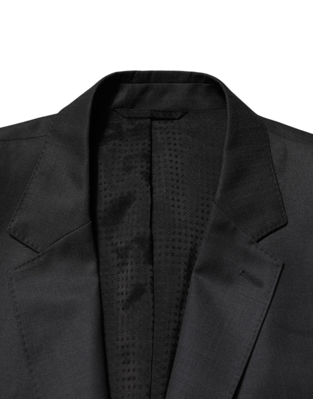 Dolce & Gabbana Dark Gray Single-Breasted 2-Piece Wool Suit
